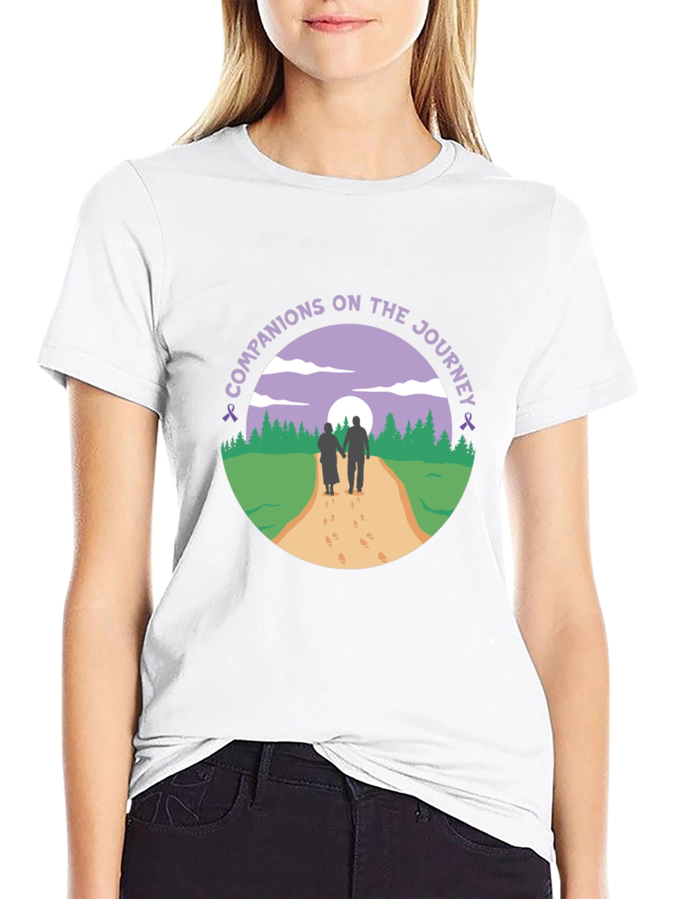 Black Companions on the Journey Graphic T-Shirt view 9