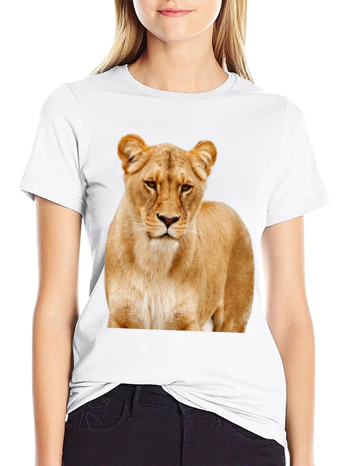Black Lion Graphic Tee - Stylish Animal Print T-Shirt view 9