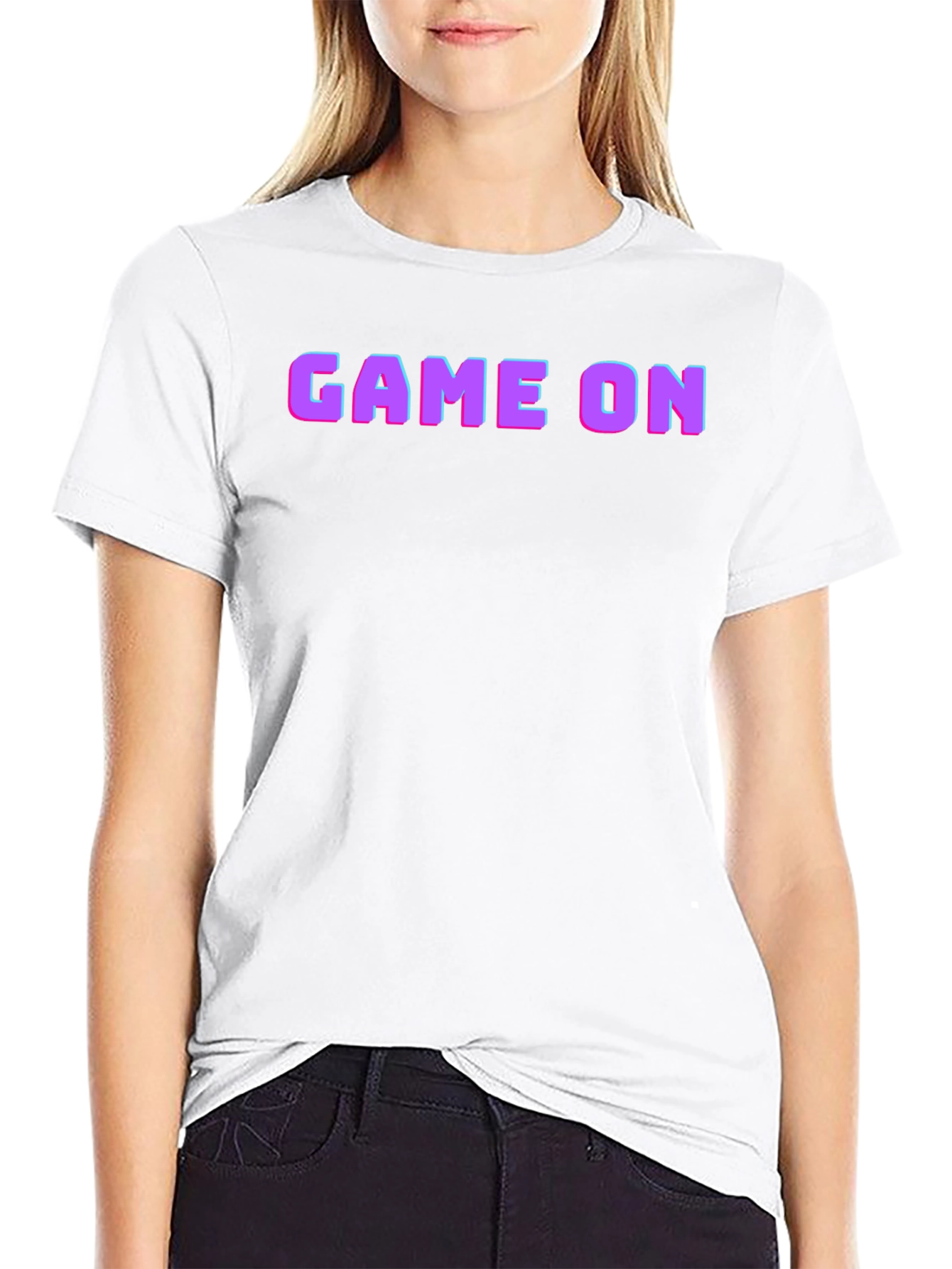 Black Game On Retro Graphic T-Shirt - Classic Gamer Style view 9