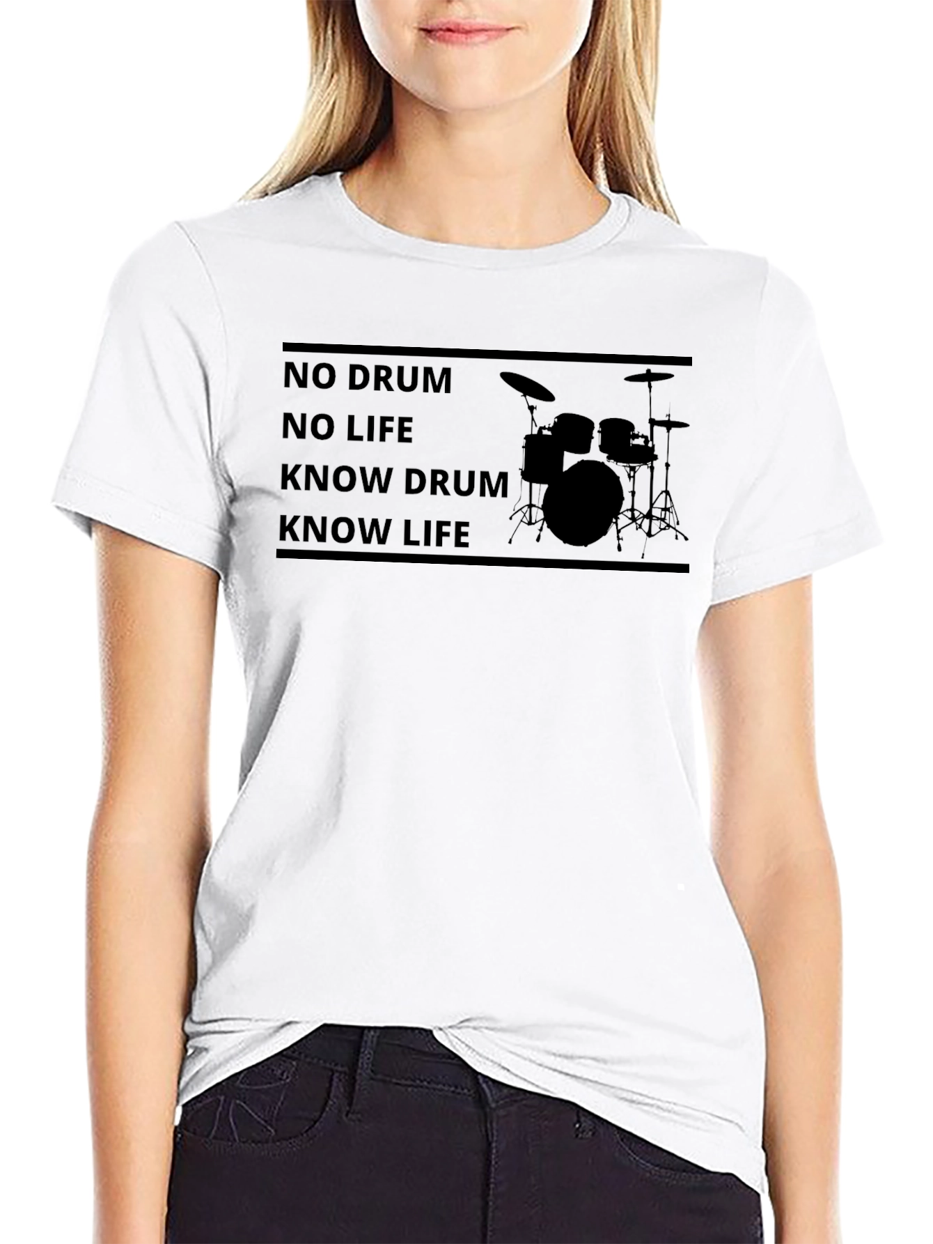 Drummer T-Shirt - No Drum No Life - 9