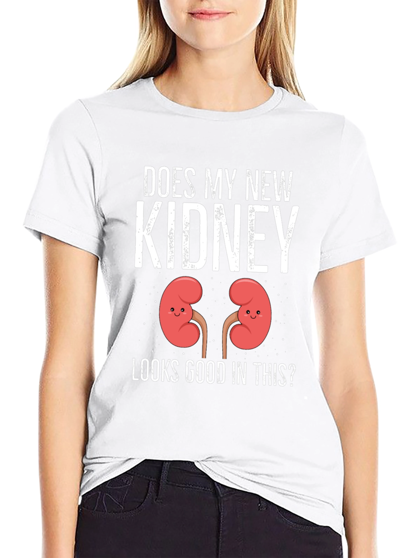 Black Funny Kidney Transplant T-Shirt view 9
