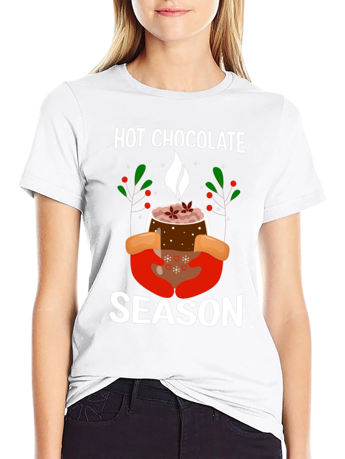 Black Hot Chocolate Season T-Shirt view 9