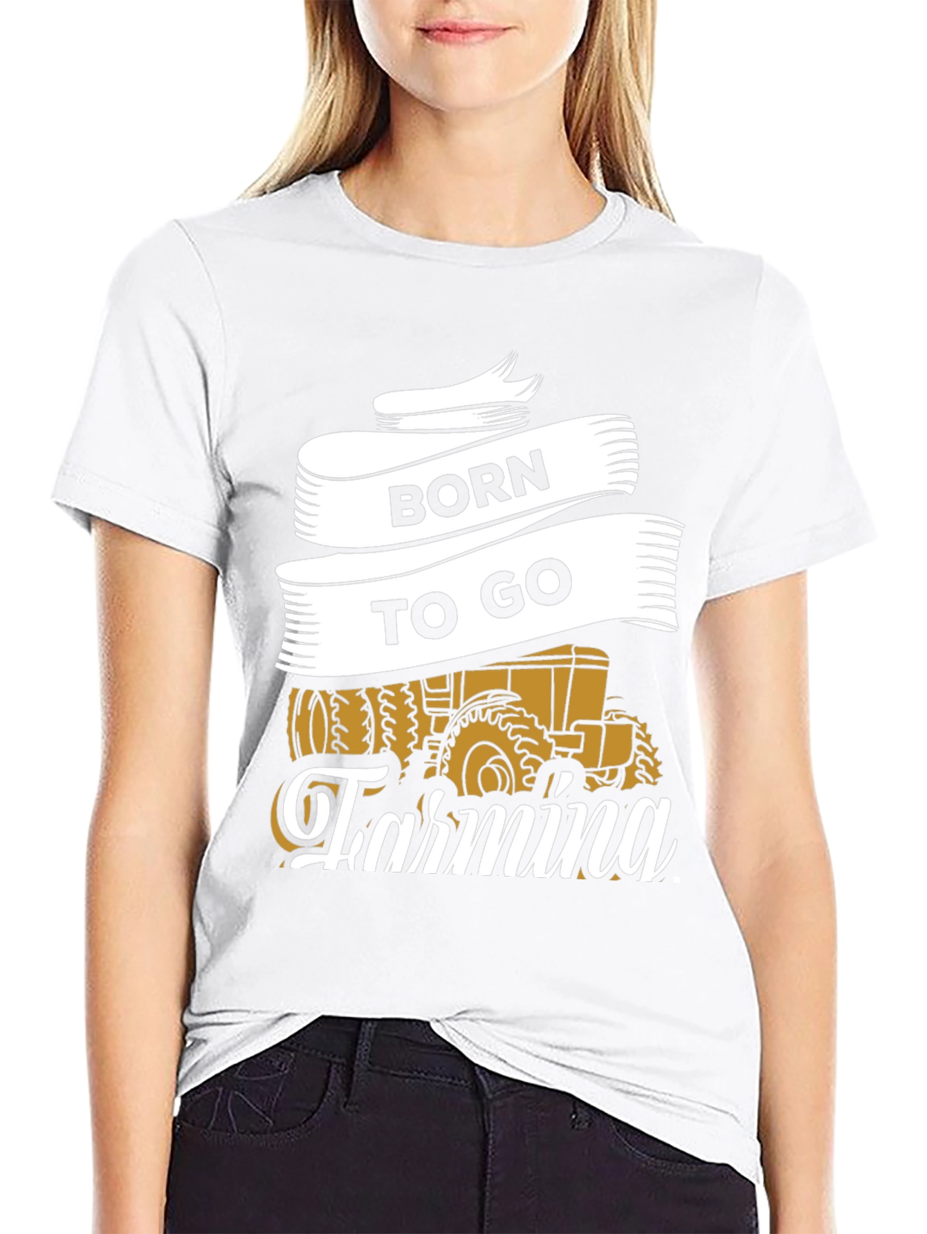 Born to Go Farming T-Shirt -  Tractor Graphic Tee - 9