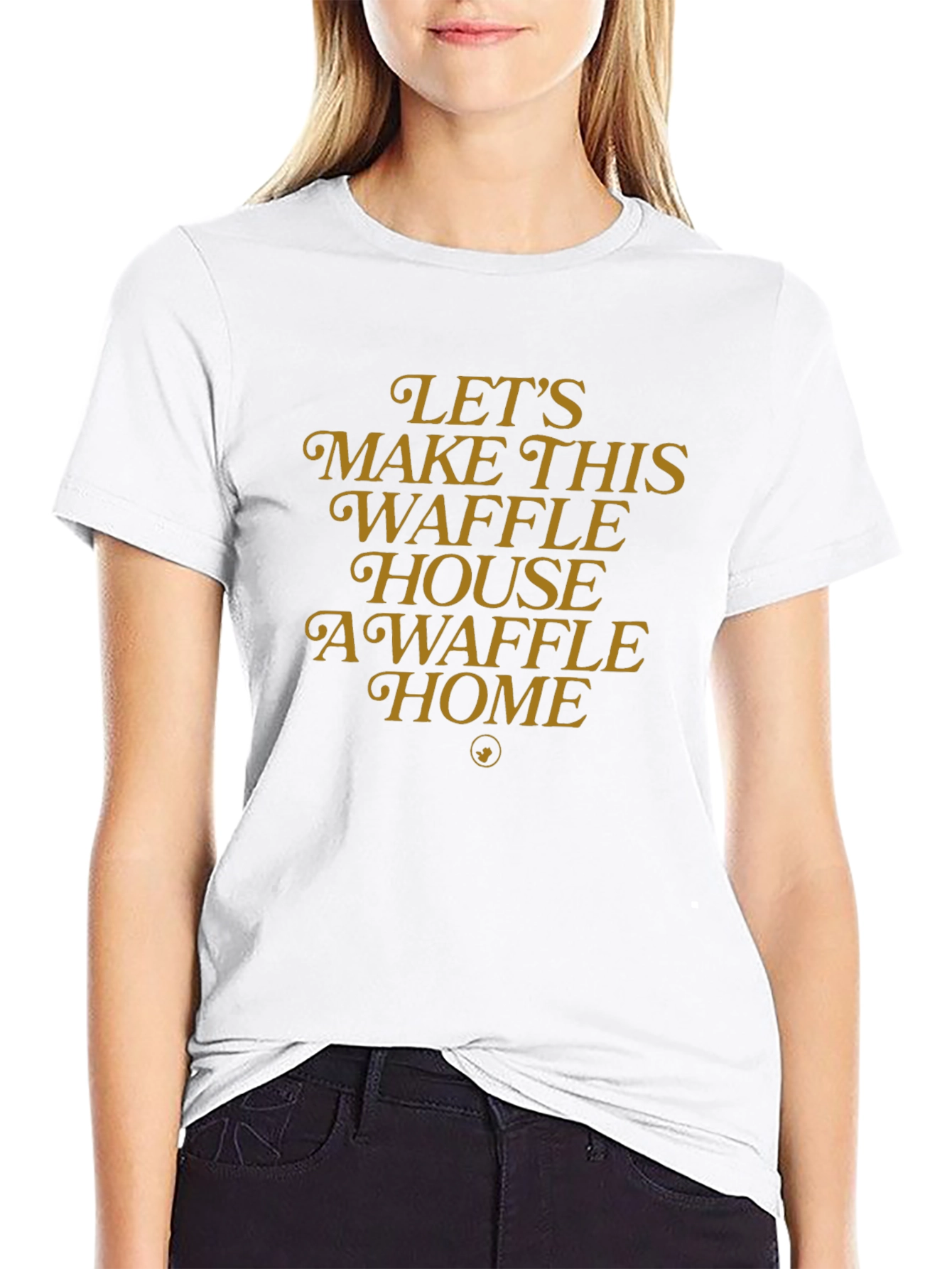 Black Waffle House 'Home' Graphic Tee view 9