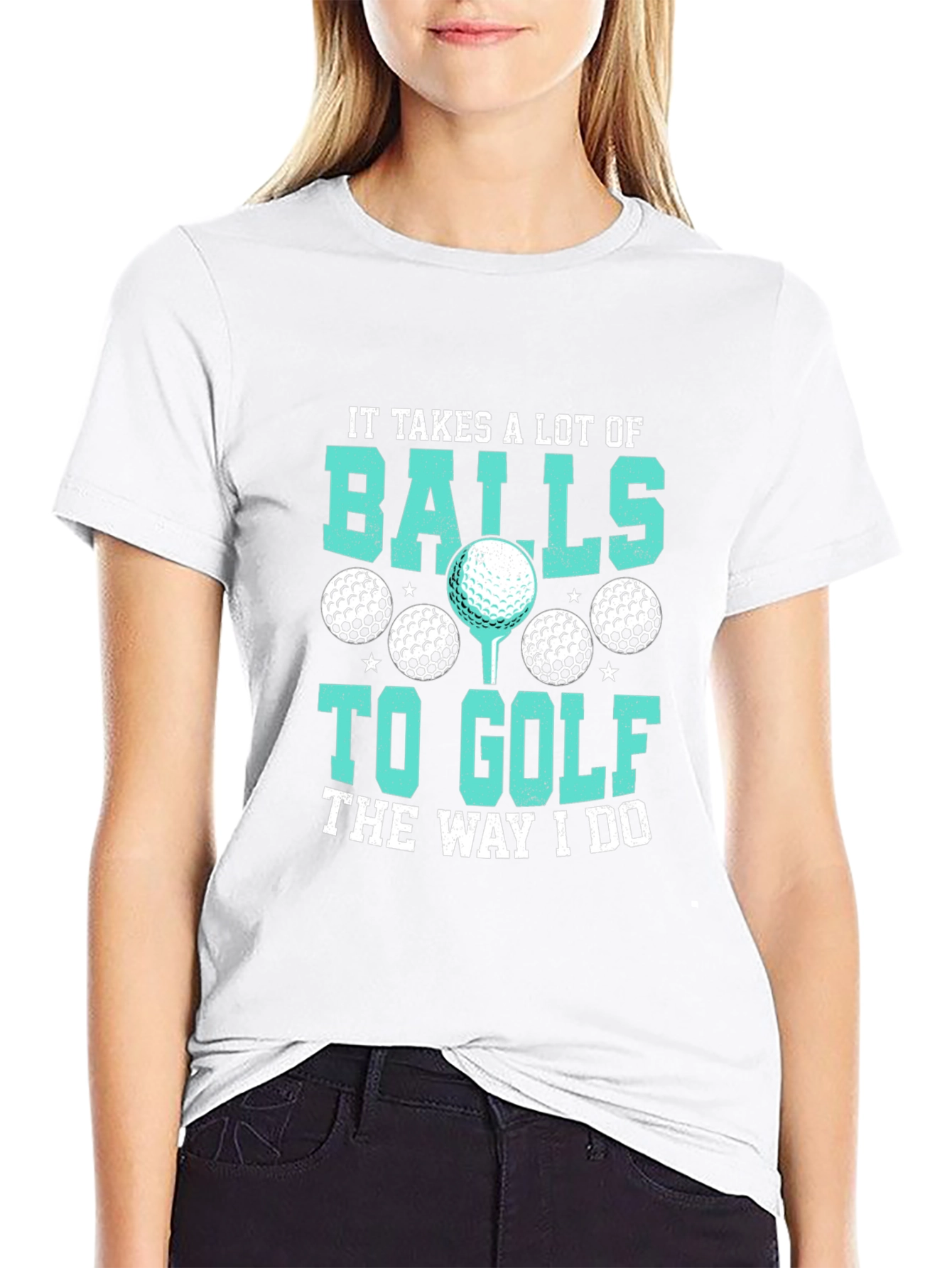 Golf Balls Graphic Tee - Humorous Golfer T-Shirt - 9