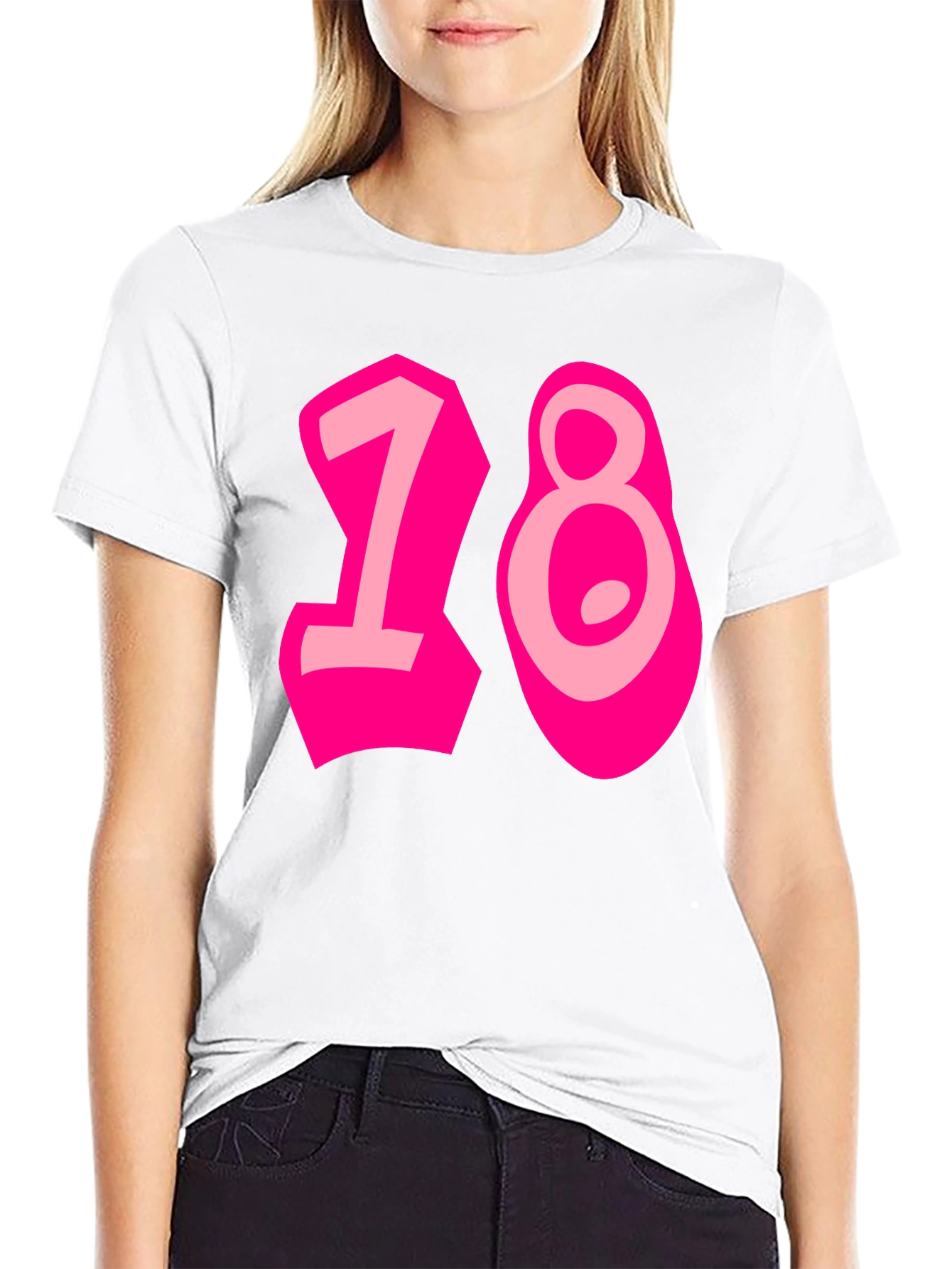 Black Funky 18th Birthday Graphic Tee view 9