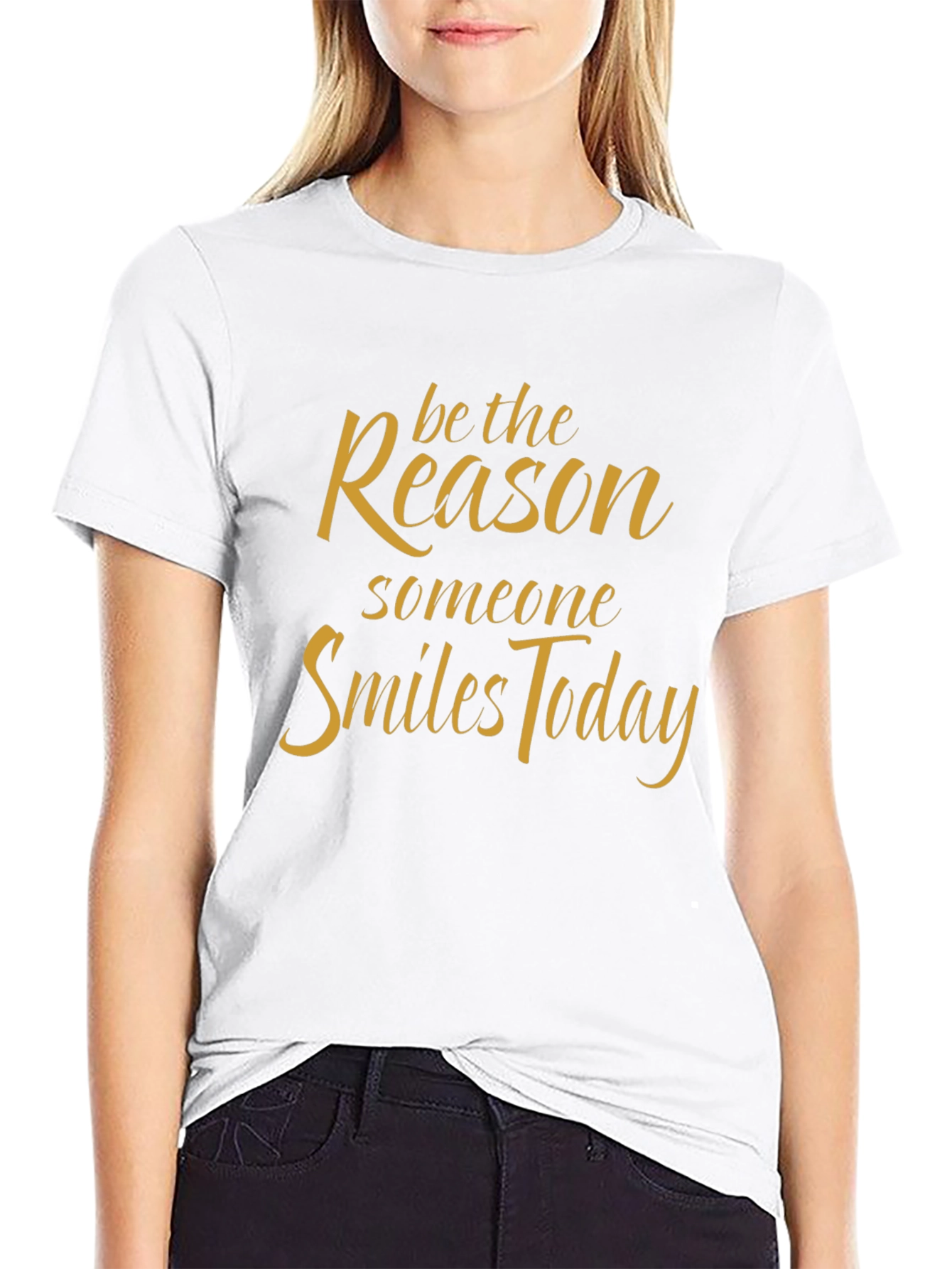 Black Be the Reason T-Shirt - Inspirational Quote Tee view 9