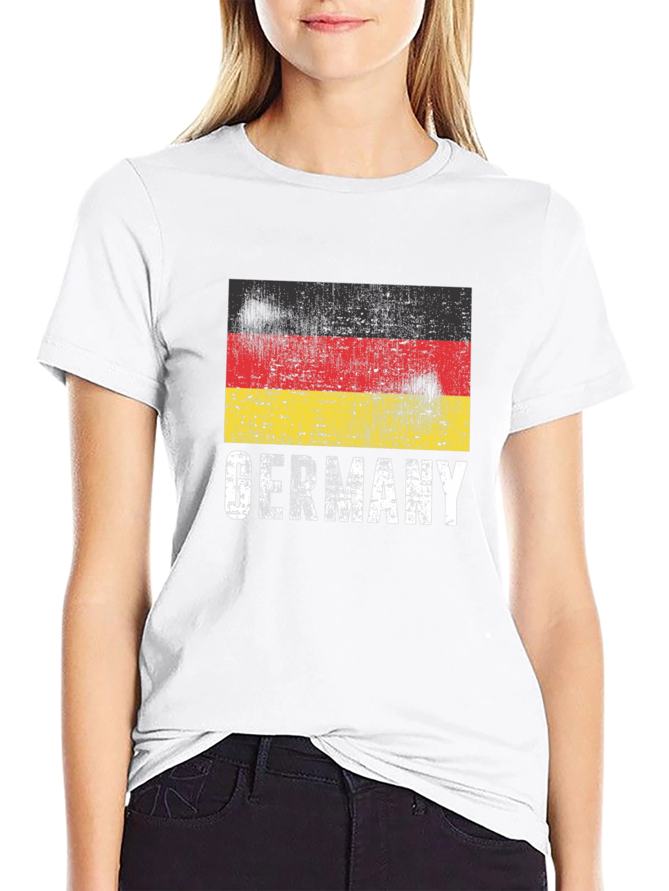 Germany Flag Graphic Tee - Distressed Print - 9