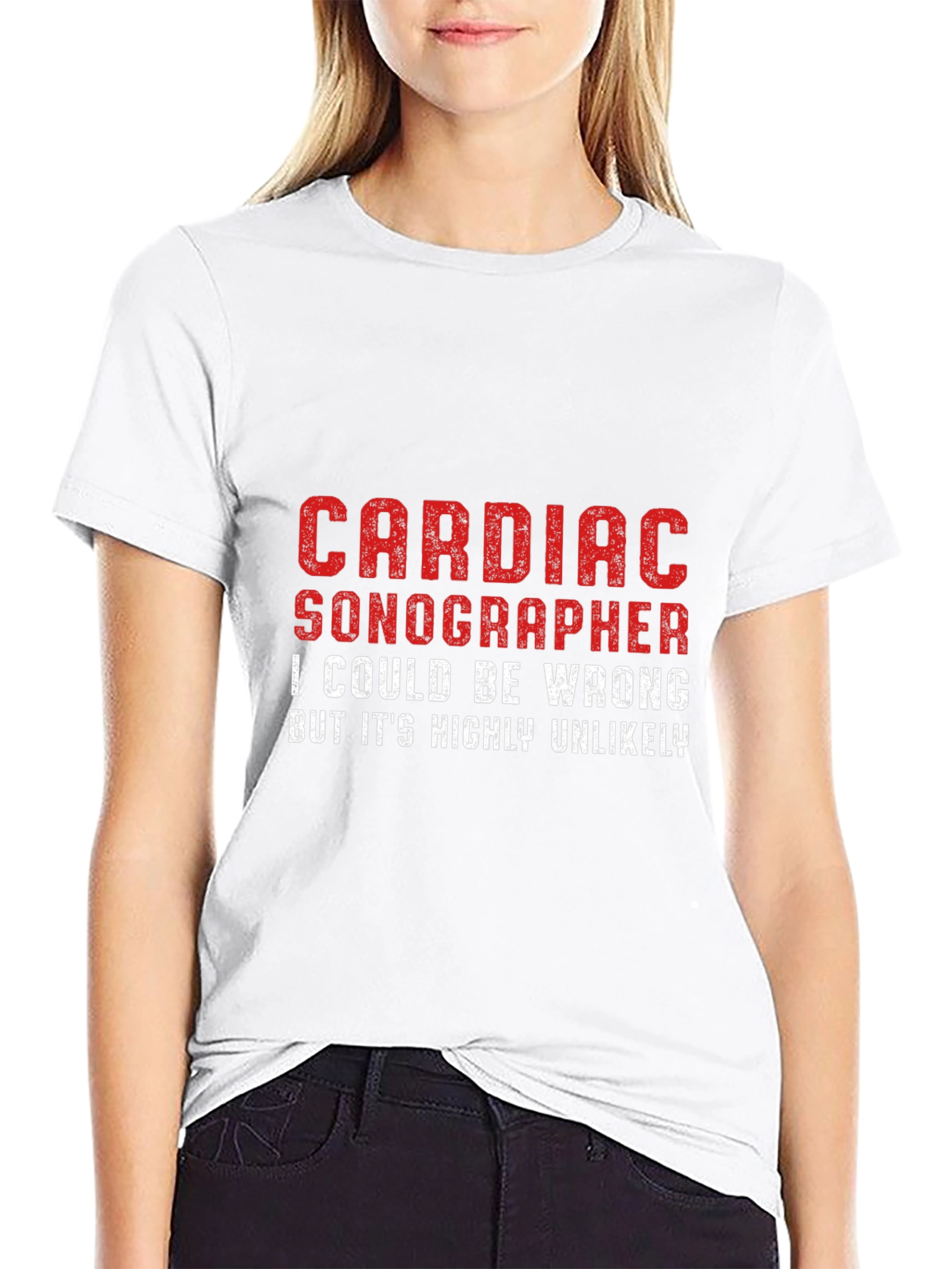 Cardiac Sonographer T-Shirt - Funny Job Pride Tee - 9