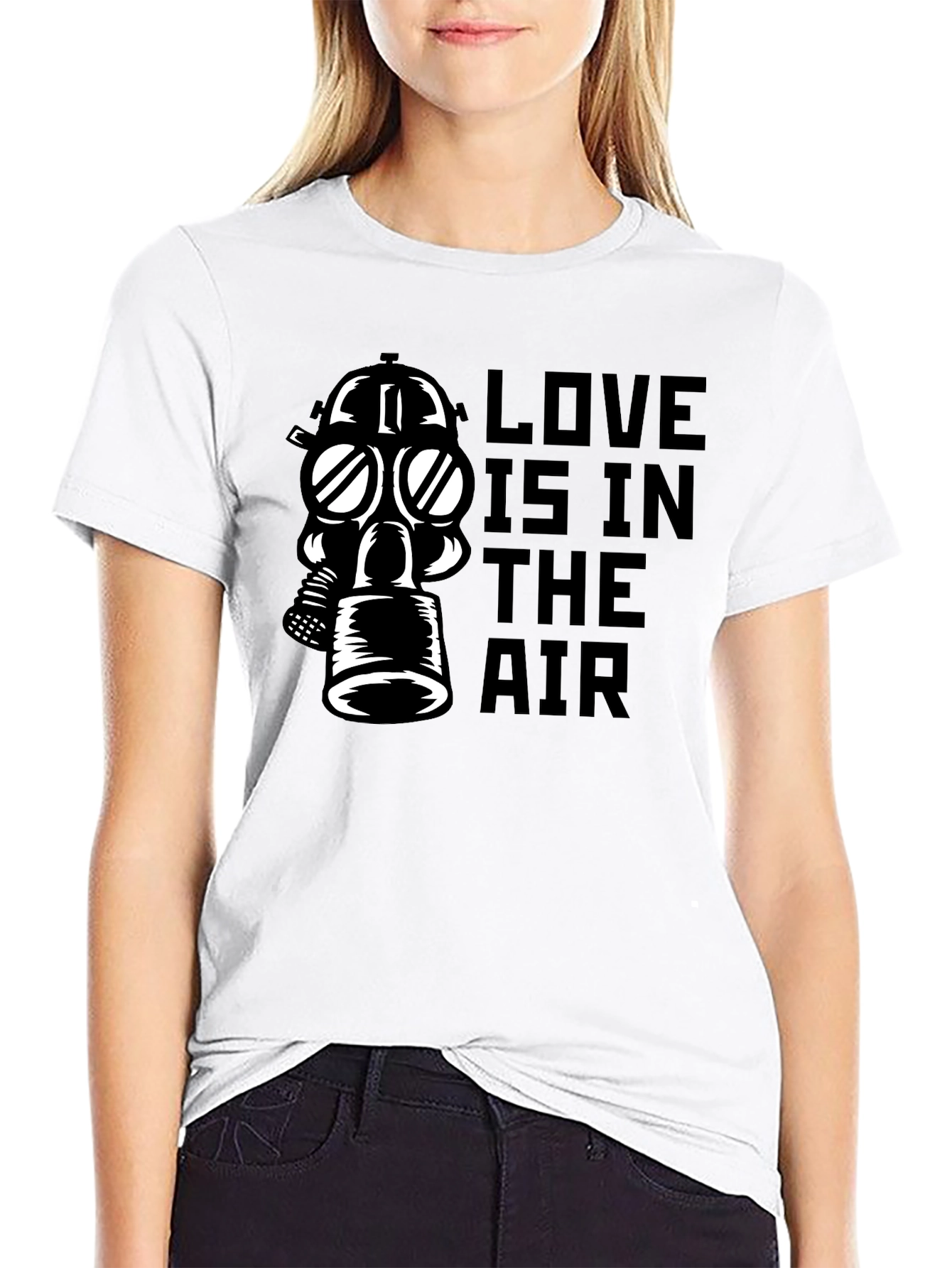 Black Love In The Air Graphic T-Shirt view 9