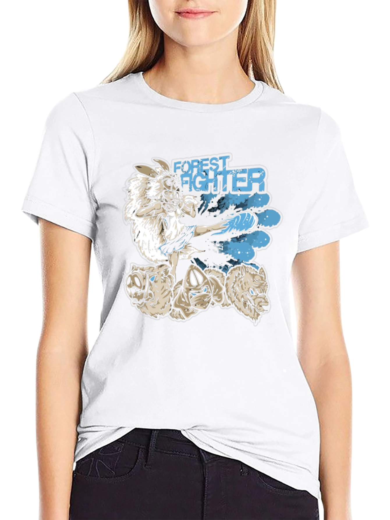 Black Forest Fighter Graphic Tee view 9