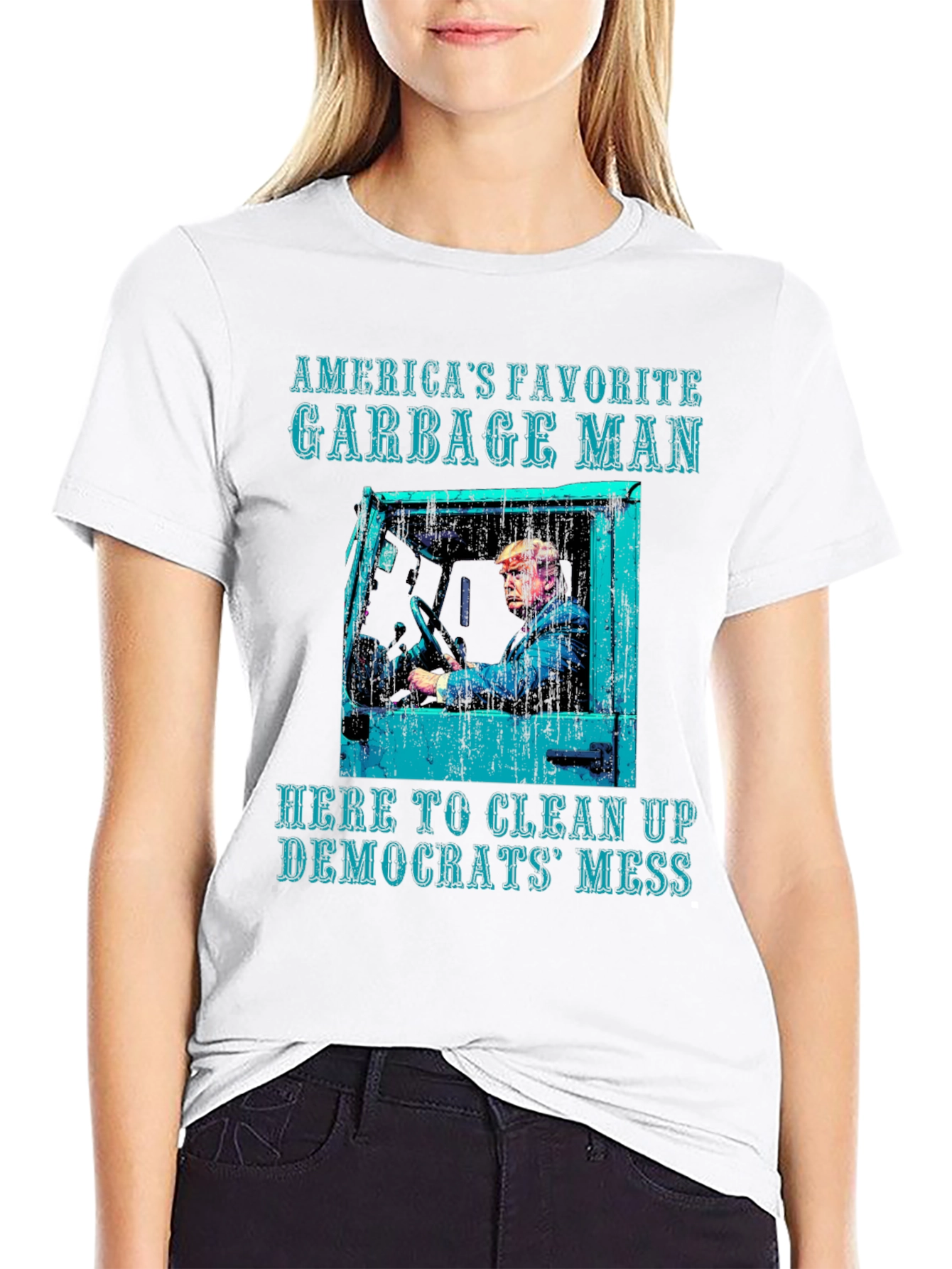 Black America's Favorite Garbage Man T-Shirt view 9