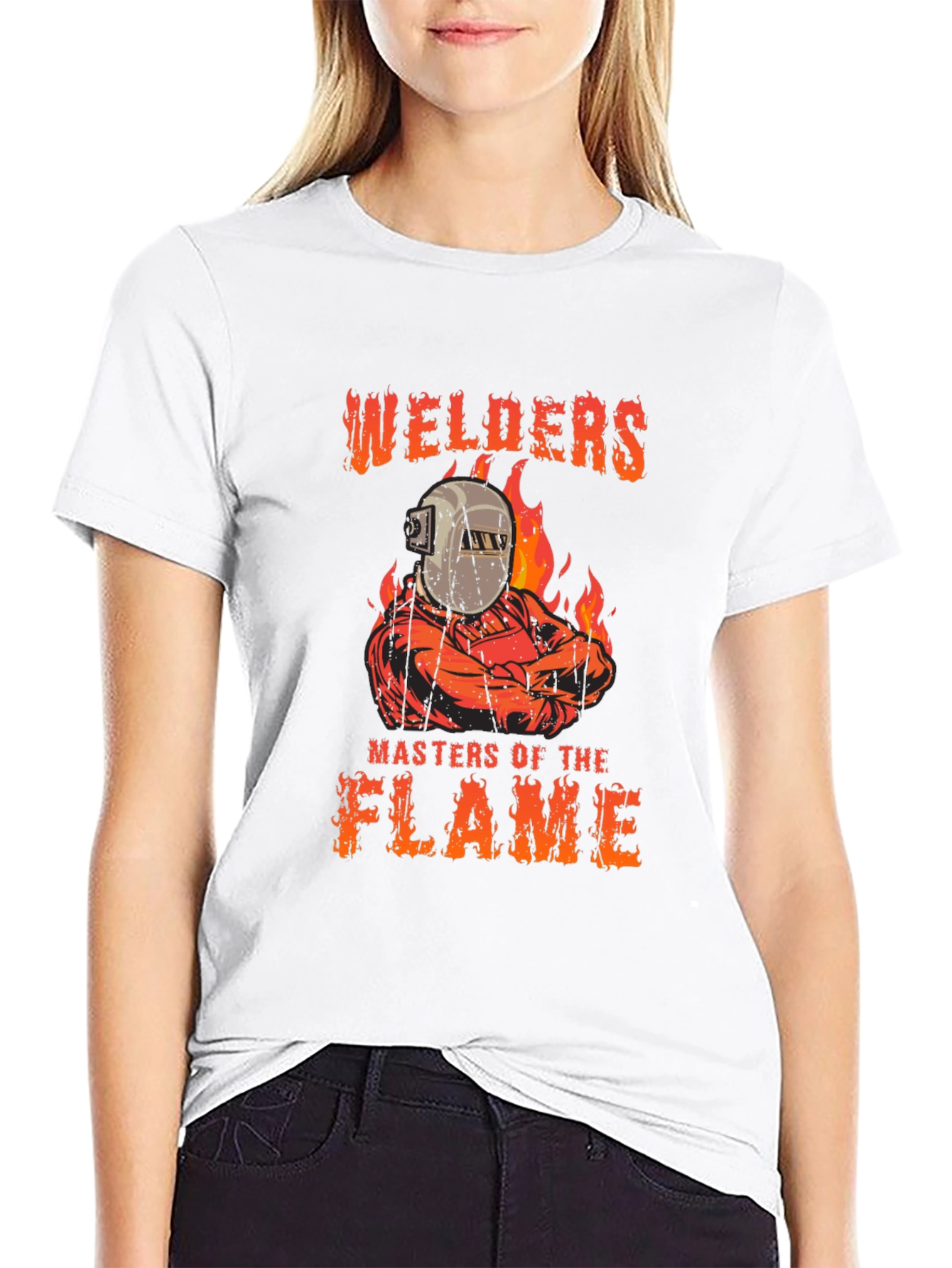 Black Welders Masters of the Flame Graphic T-Shirt view 9