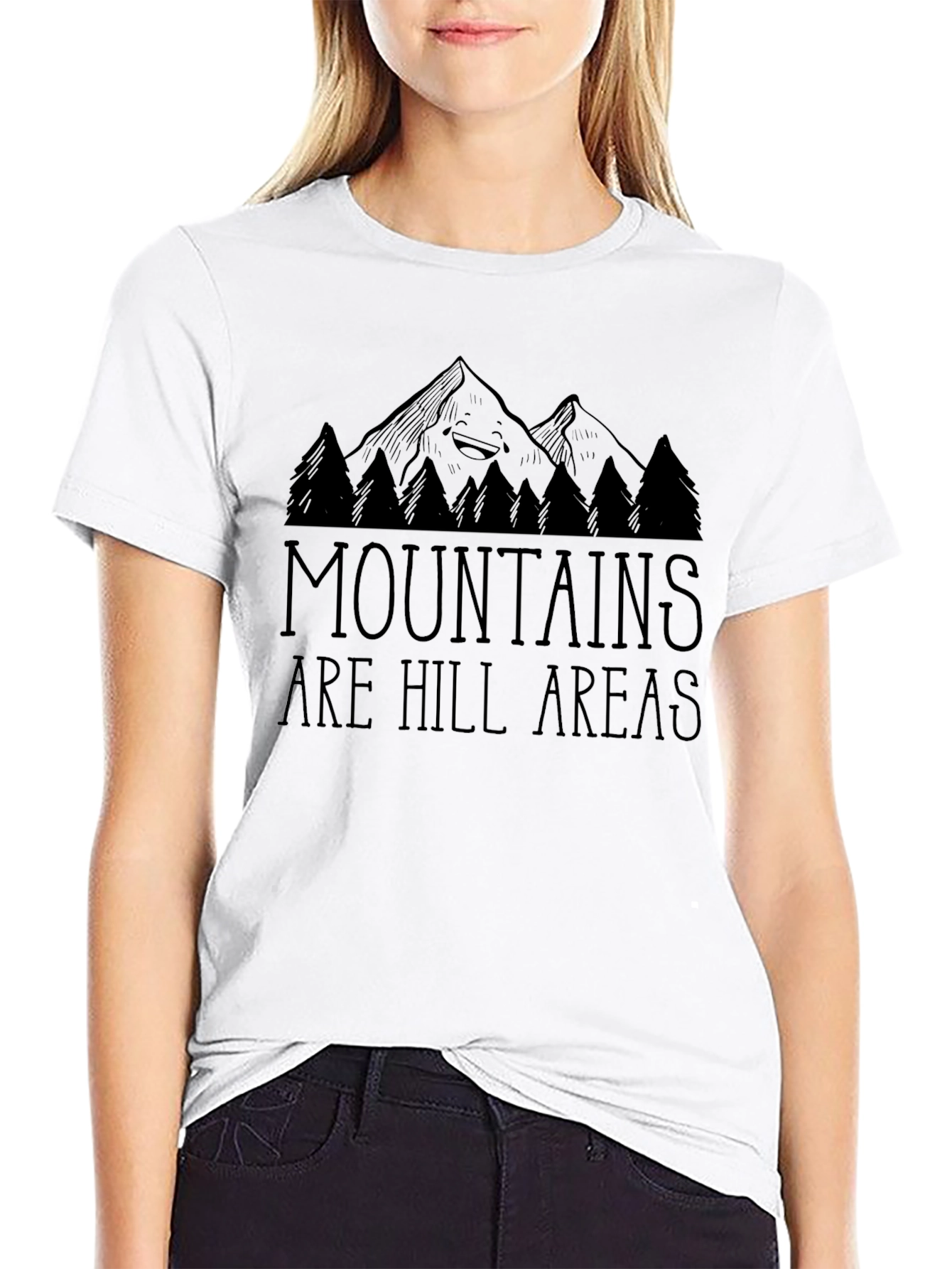 Black Mountains Are Hill Areas Black T-Shirt view 9