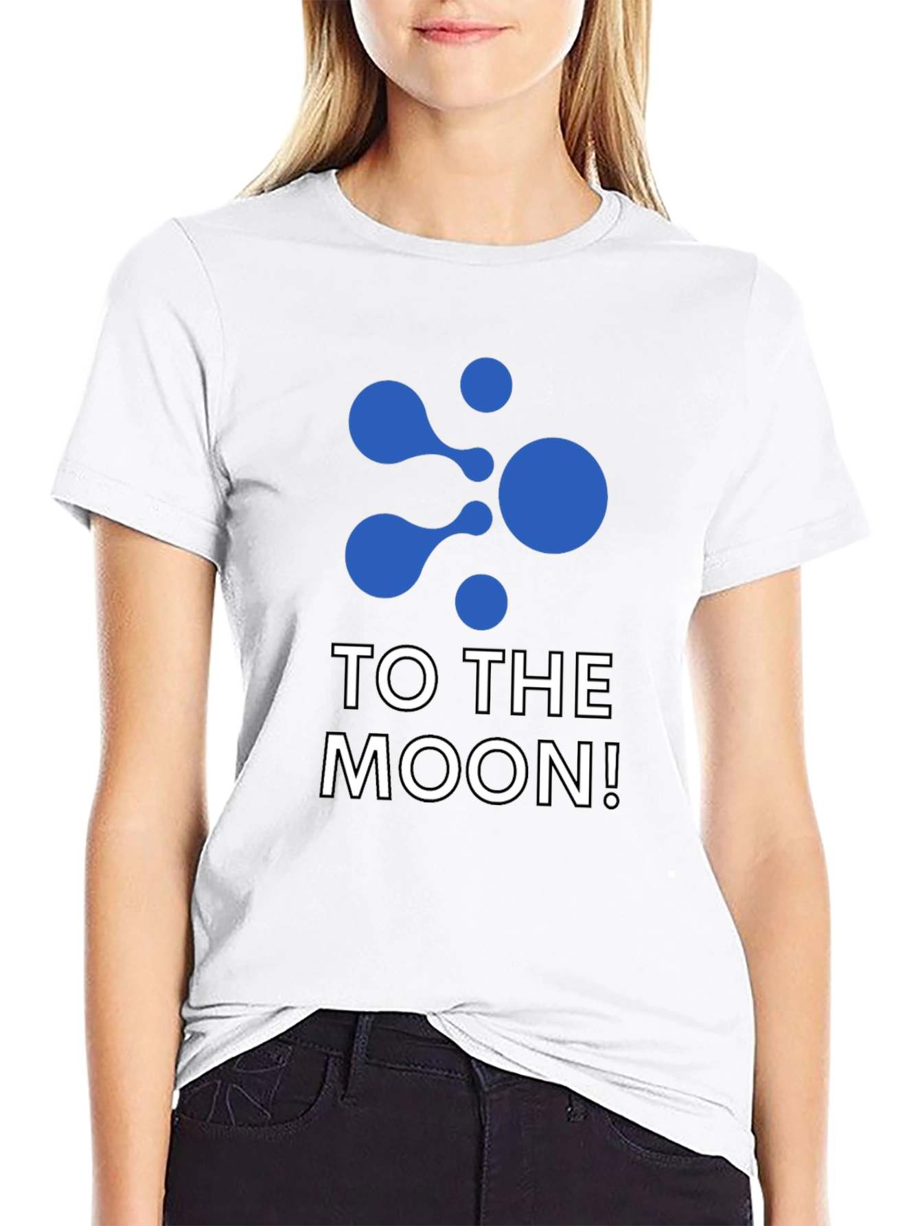 Black To The Moon Black T-Shirt view 9