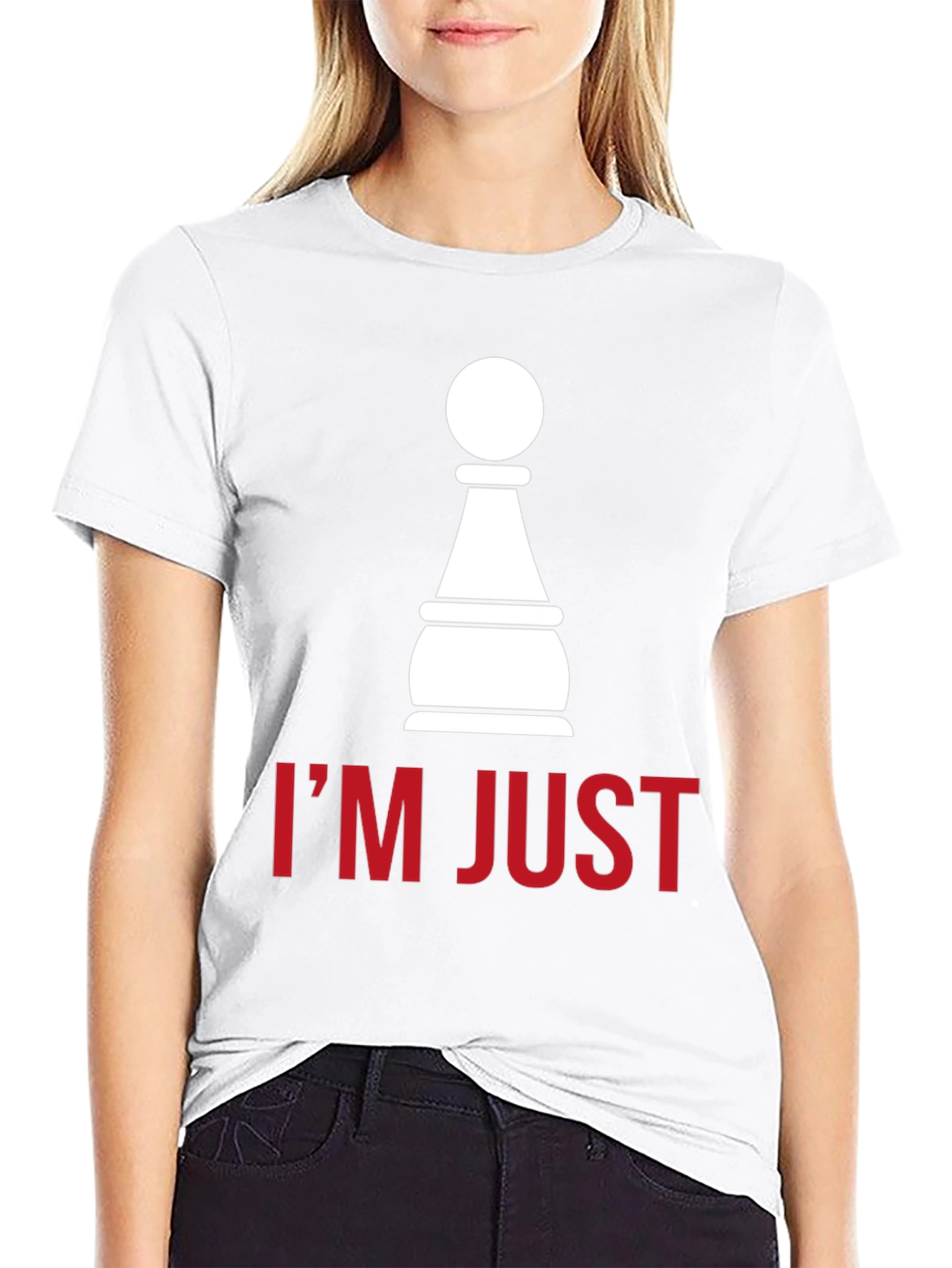 Black Chess Pawn T-Shirt - I'm Just a Pawn view 9