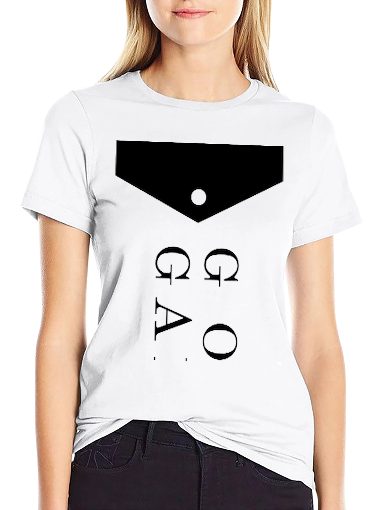 Black Omega Alpha Omega T-Shirt - Men's Black Graphic Tee view 9