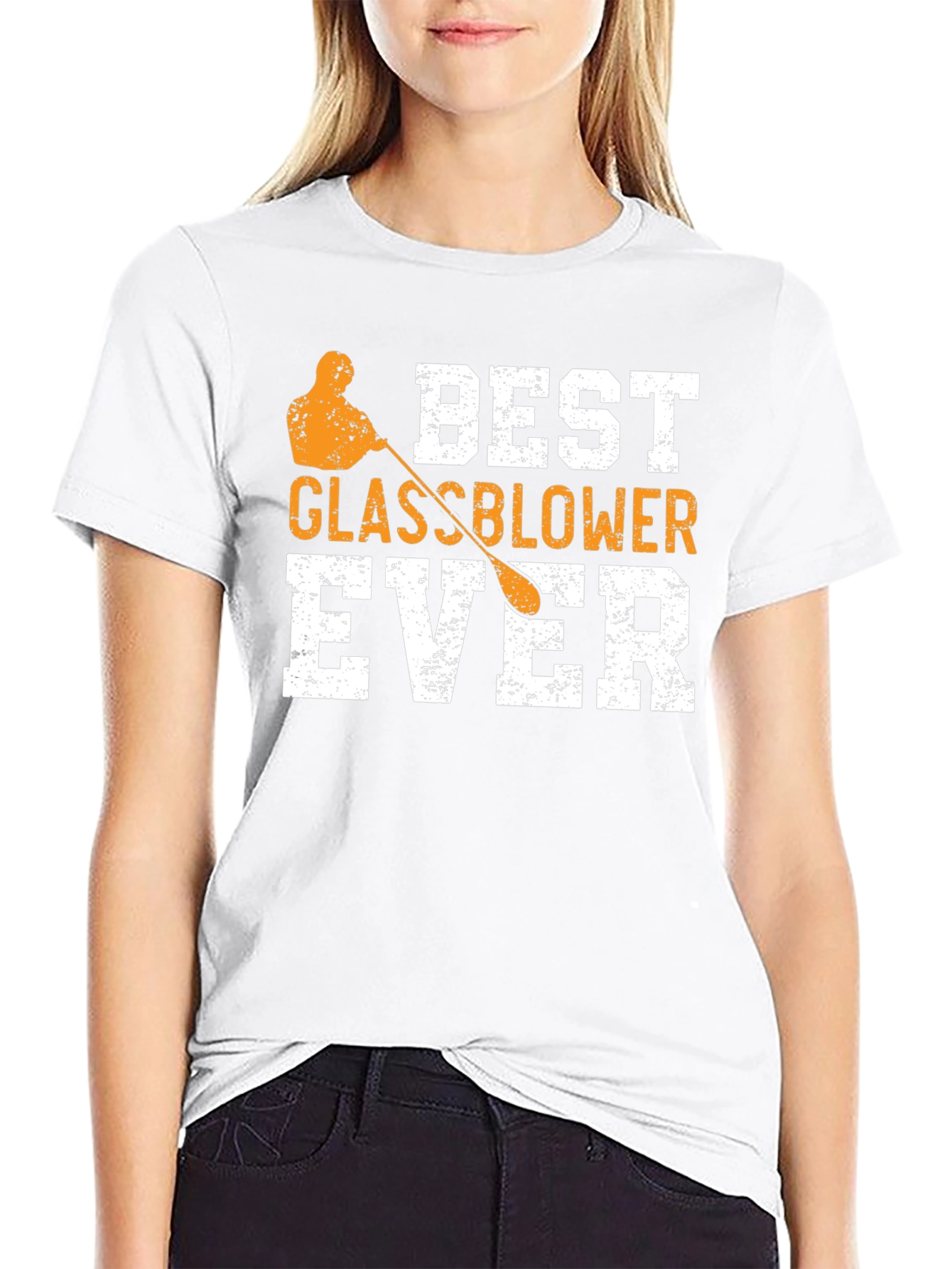 Black Best Glassblower Ever T-Shirt view 9