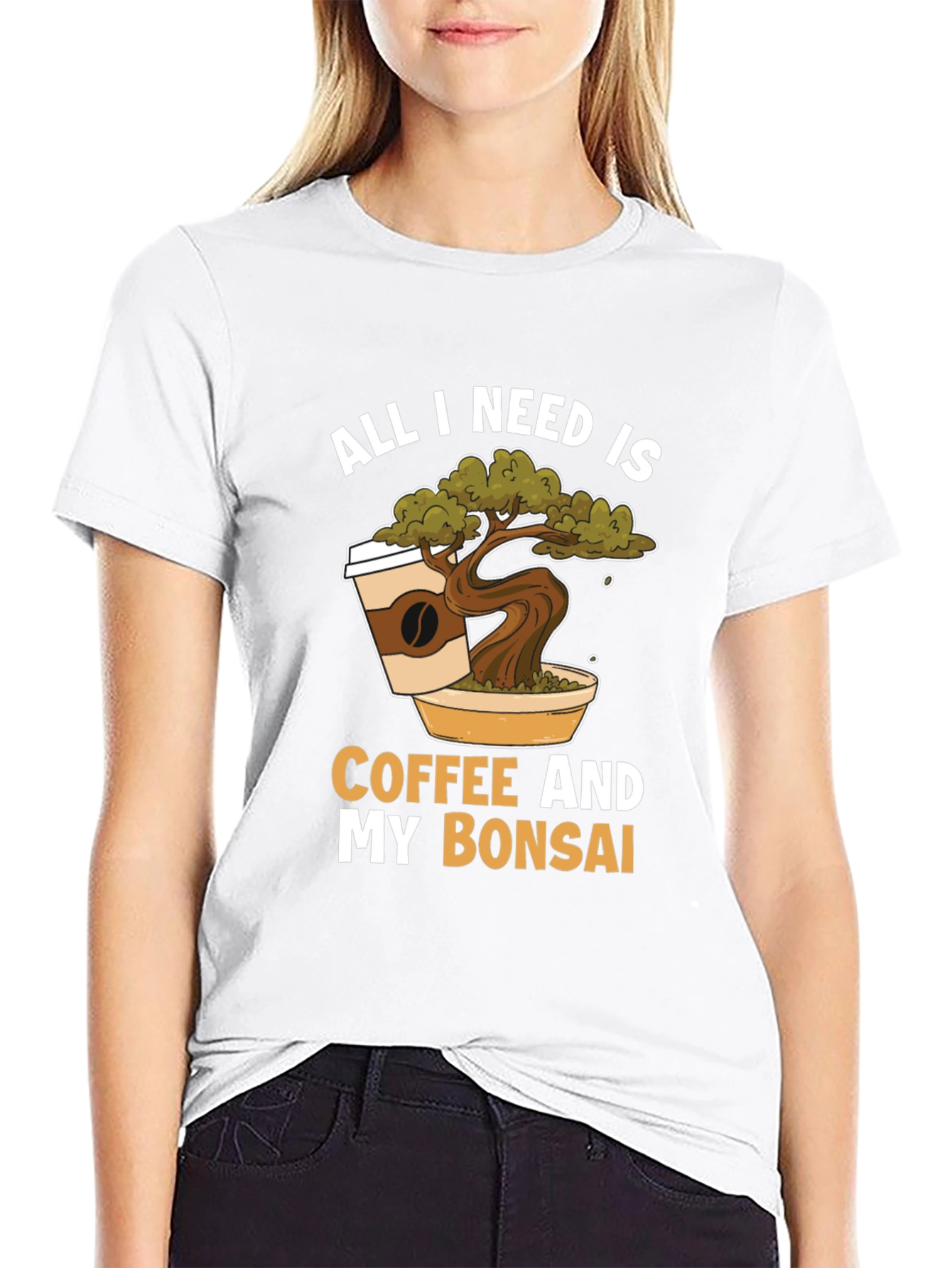 Black Coffee & Bonsai T-Shirt -  Relaxed Fit view 9