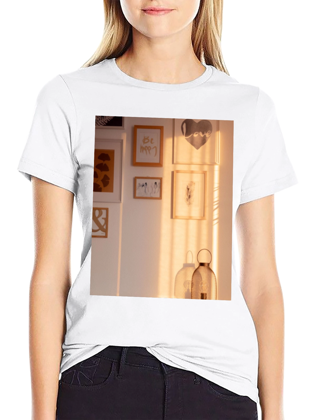 Black Art Gallery Black T-Shirt view 9