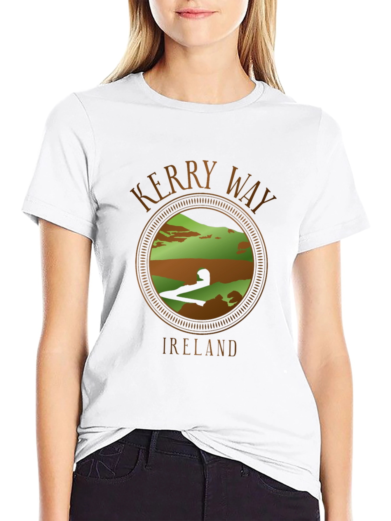 Black Kerry Way Ireland Graphic T-Shirt view 9