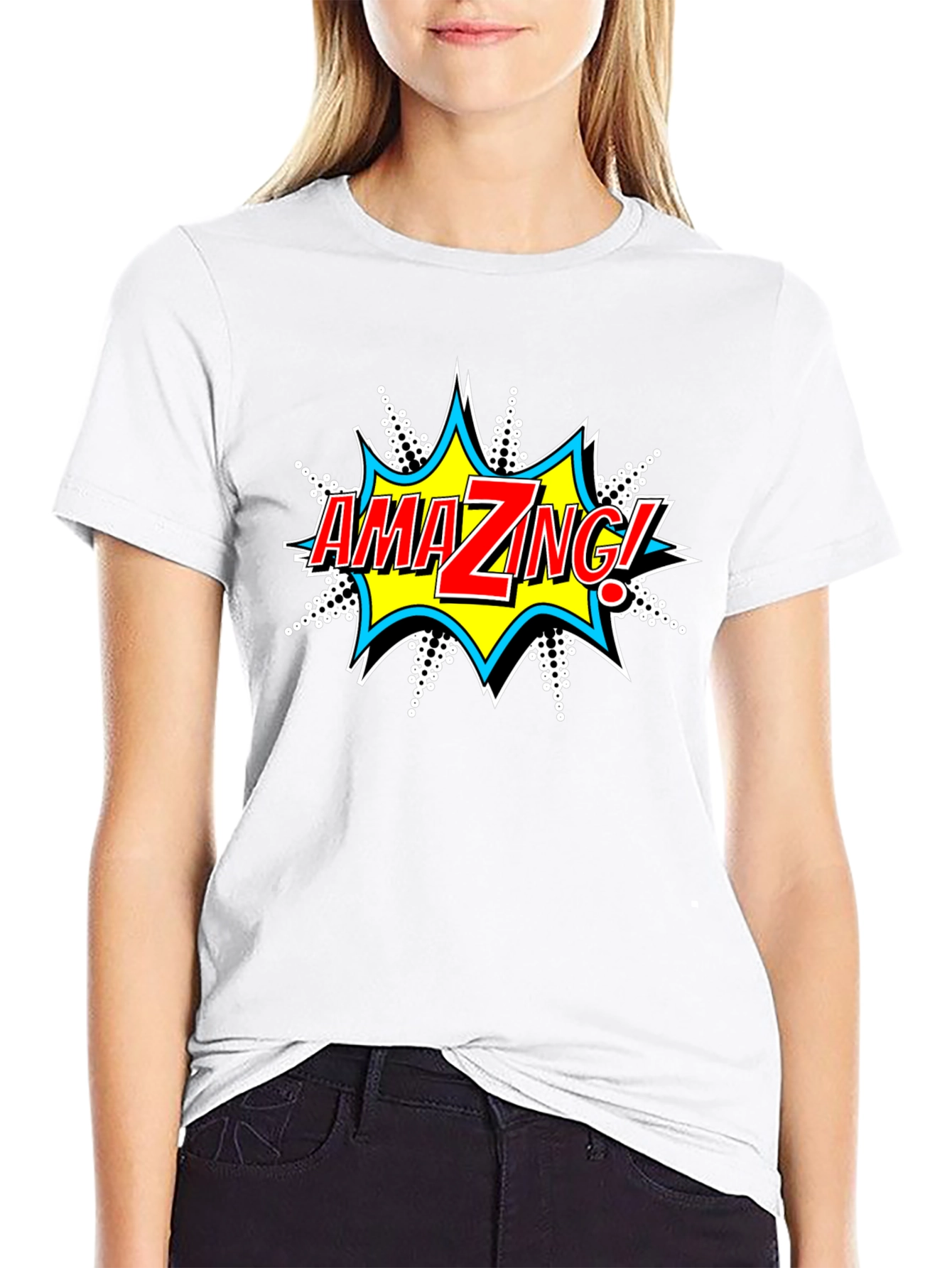 Amazing Comic Style Graphic T-Shirt - 9