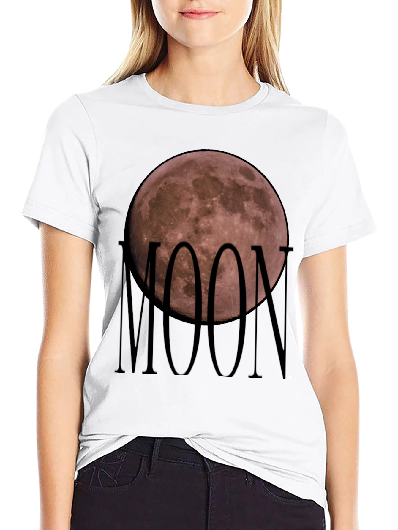 Black Moon Graphic T-Shirt - Soft Cotton Blend view 9