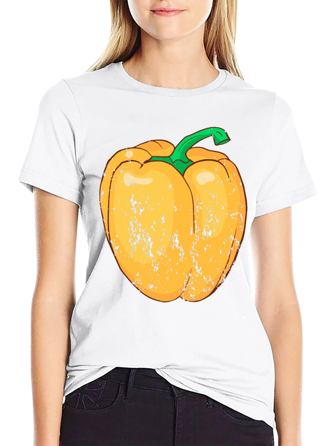 Yellow Pepper Graphic Tee - Quirky & Fun! - 9