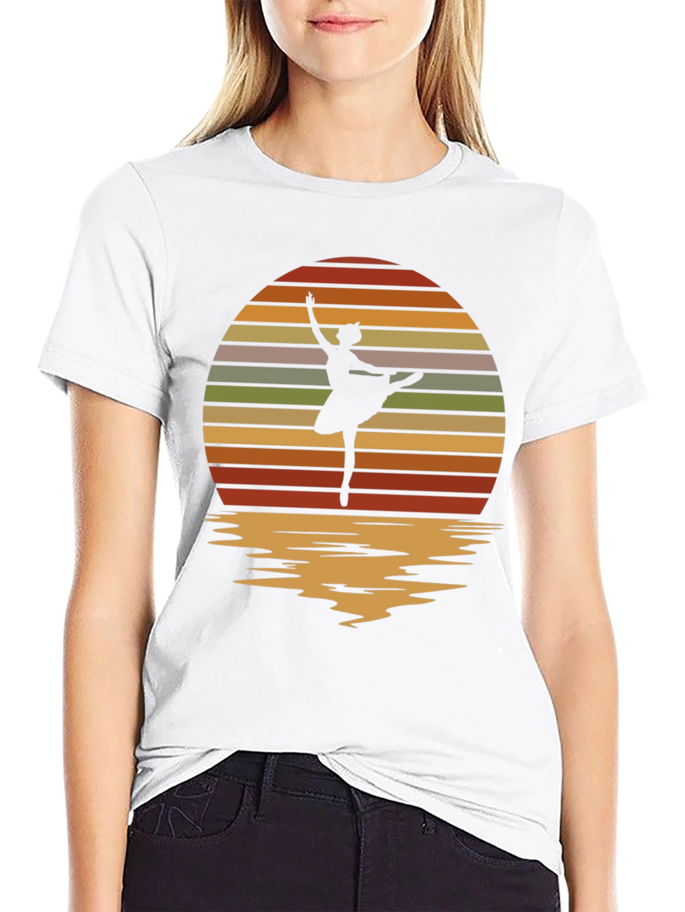 Black Ballet Sunset Graphic Tee view 9
