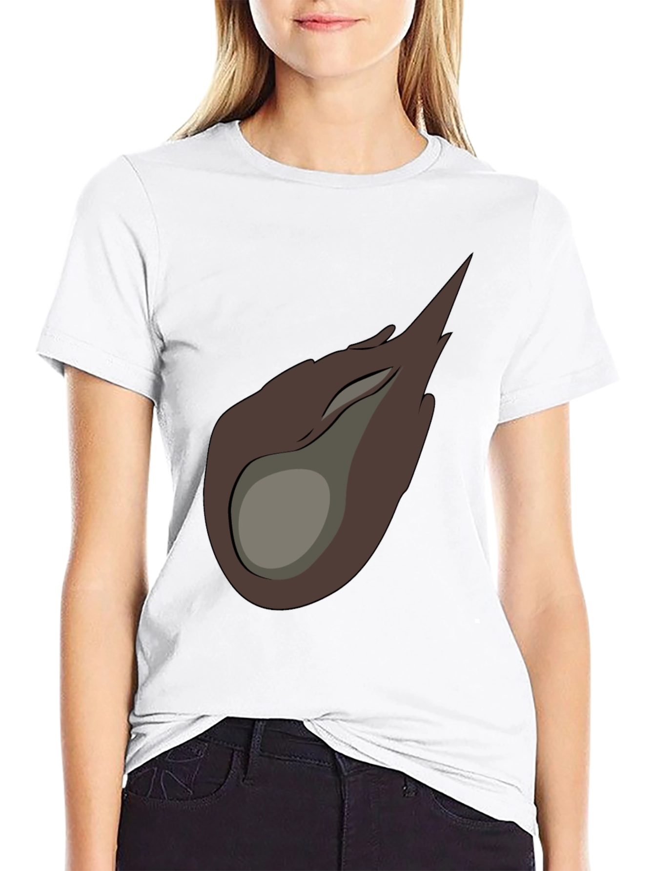 Black Meteor Graphic Tee - Black Cotton Casual T-Shirt view 9