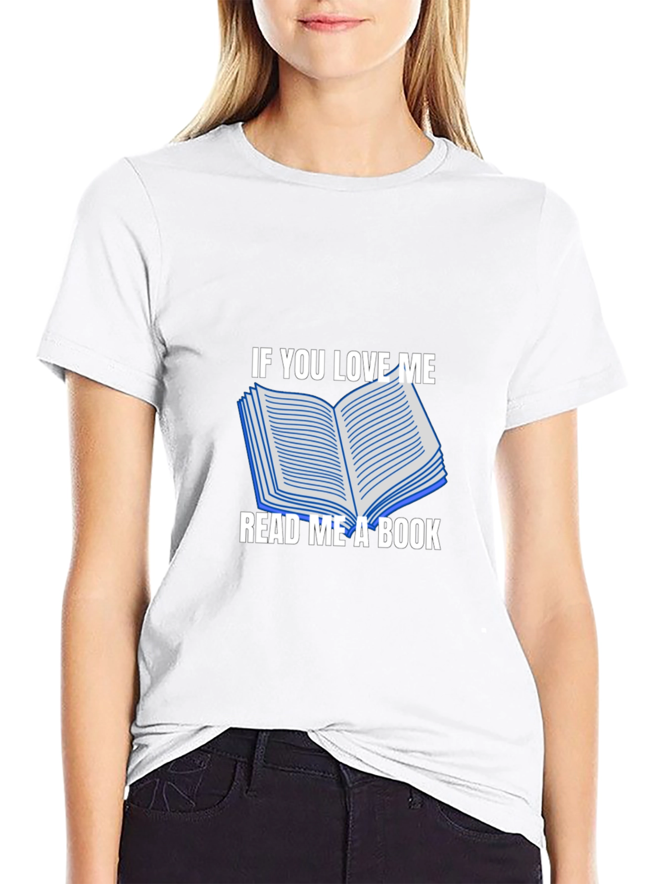 Black Read Me a Book Graphic T-Shirt view 9