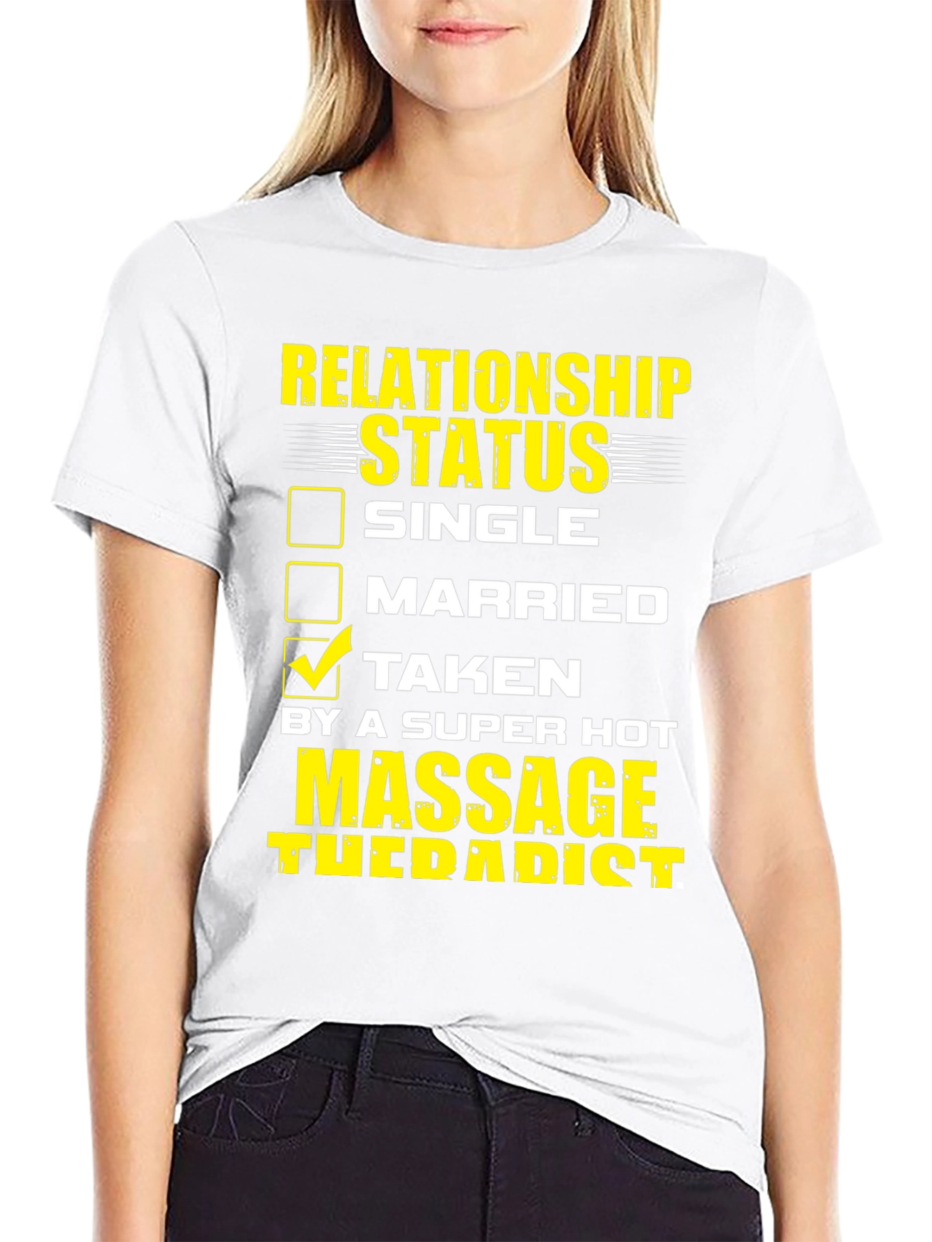 Black Taken by a Hot Massage Therapist T-Shirt view 9