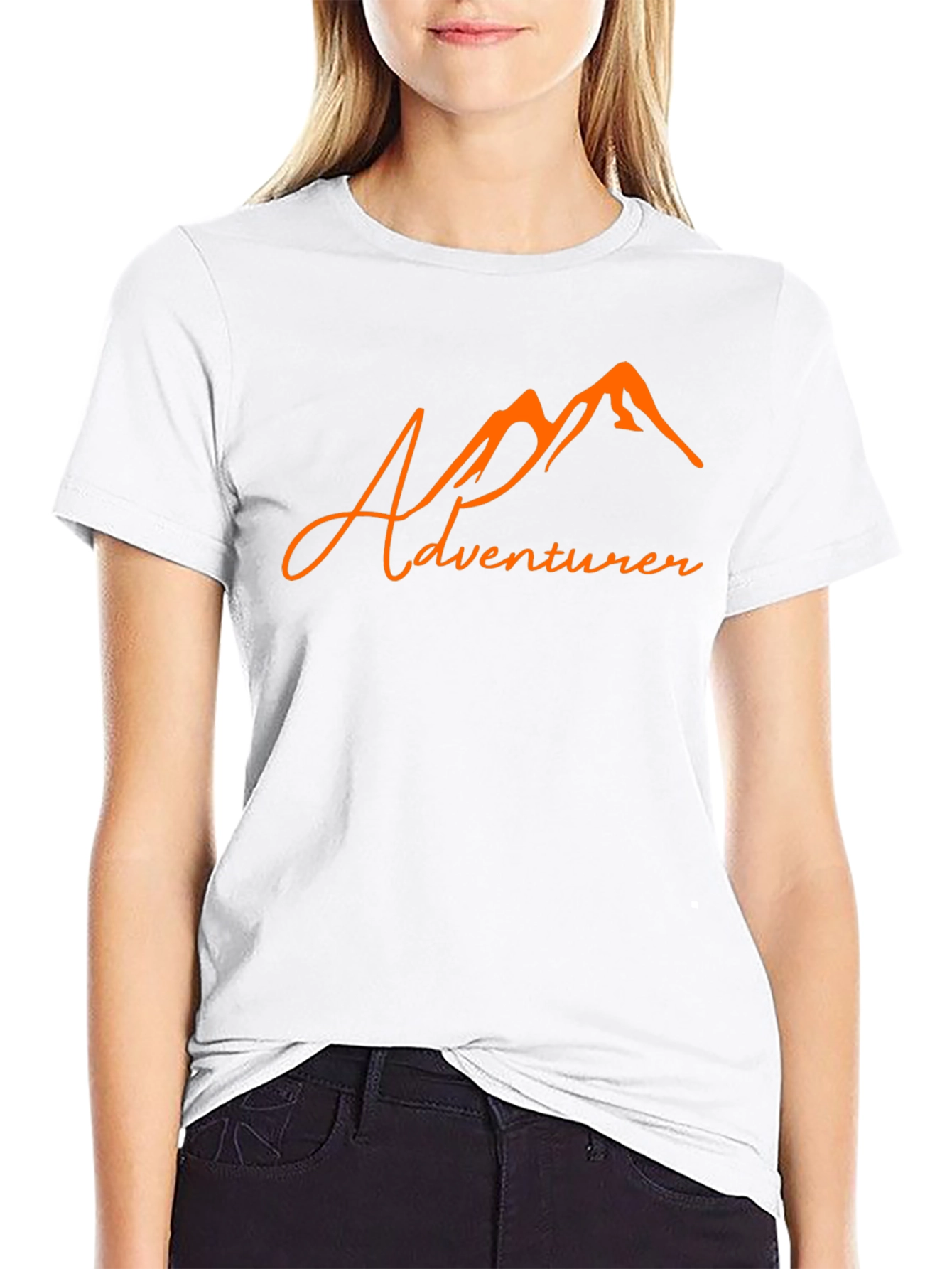 Black Adventurer Mountain Graphic Tee view 9