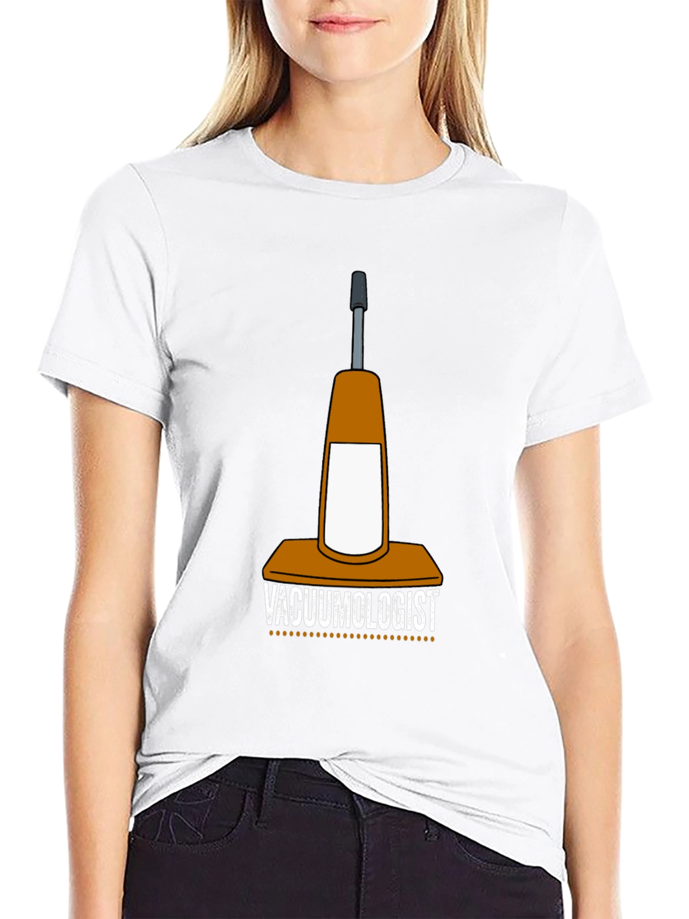 Black Vacuumologist T-Shirt - Cleaning Humor Tee view 9