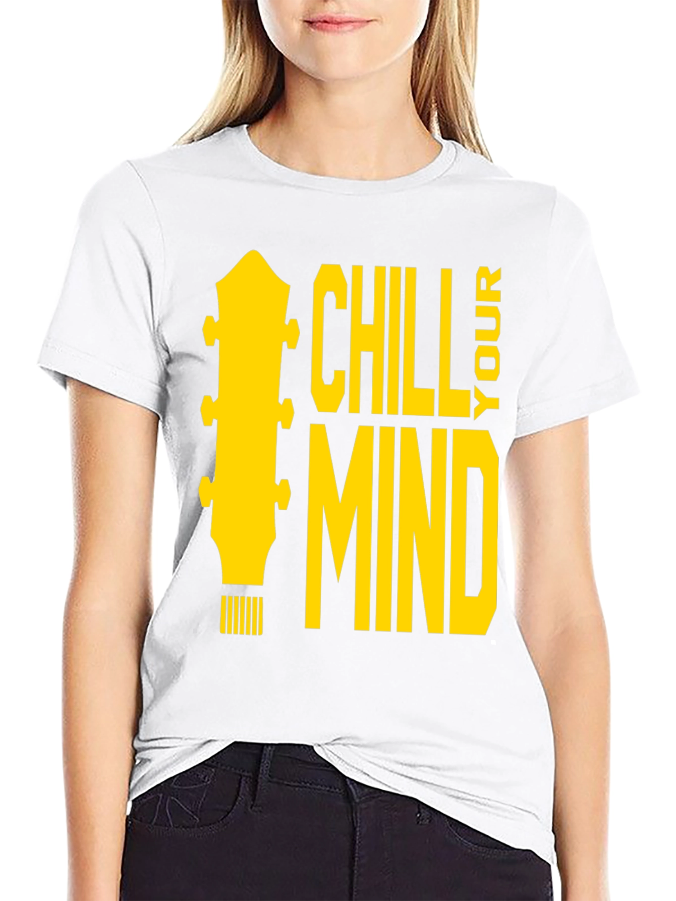 Black Chill Your Mind Graphic Tee - Black view 9