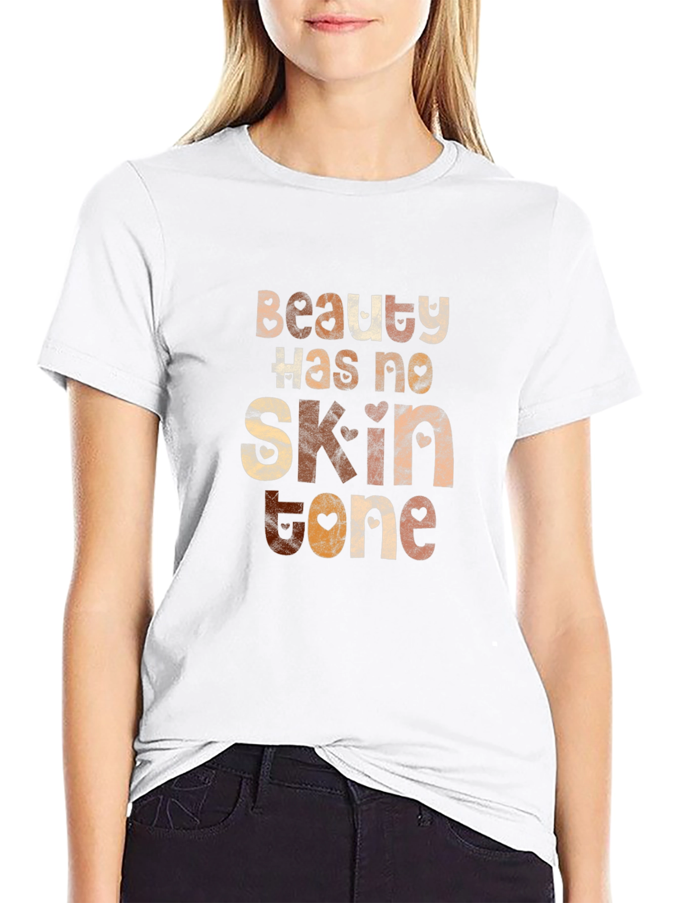 Black Beauty Has No Skin Tone Graphic T-Shirt view 9