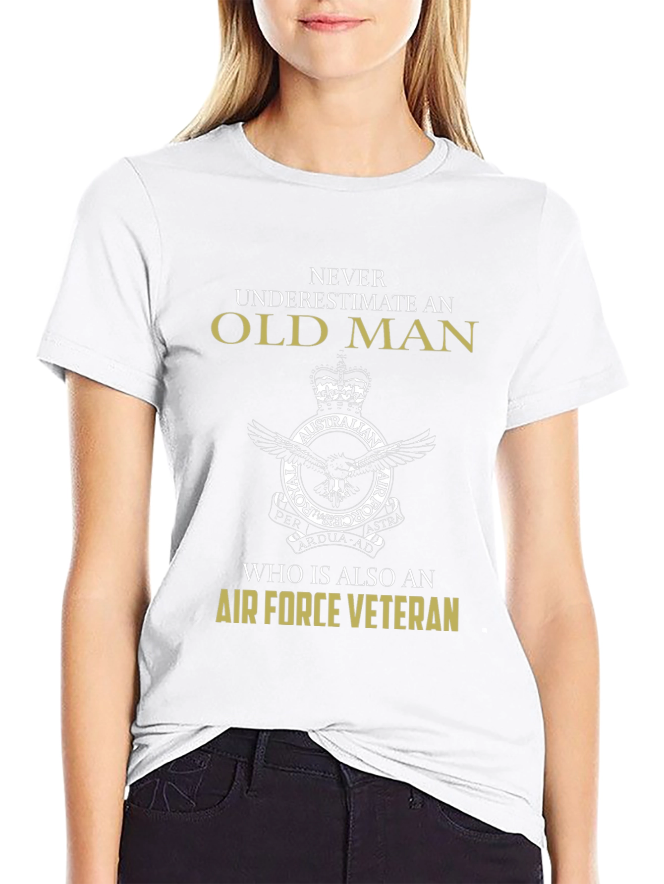 Air Force Veteran Old Man T-Shirt - 9