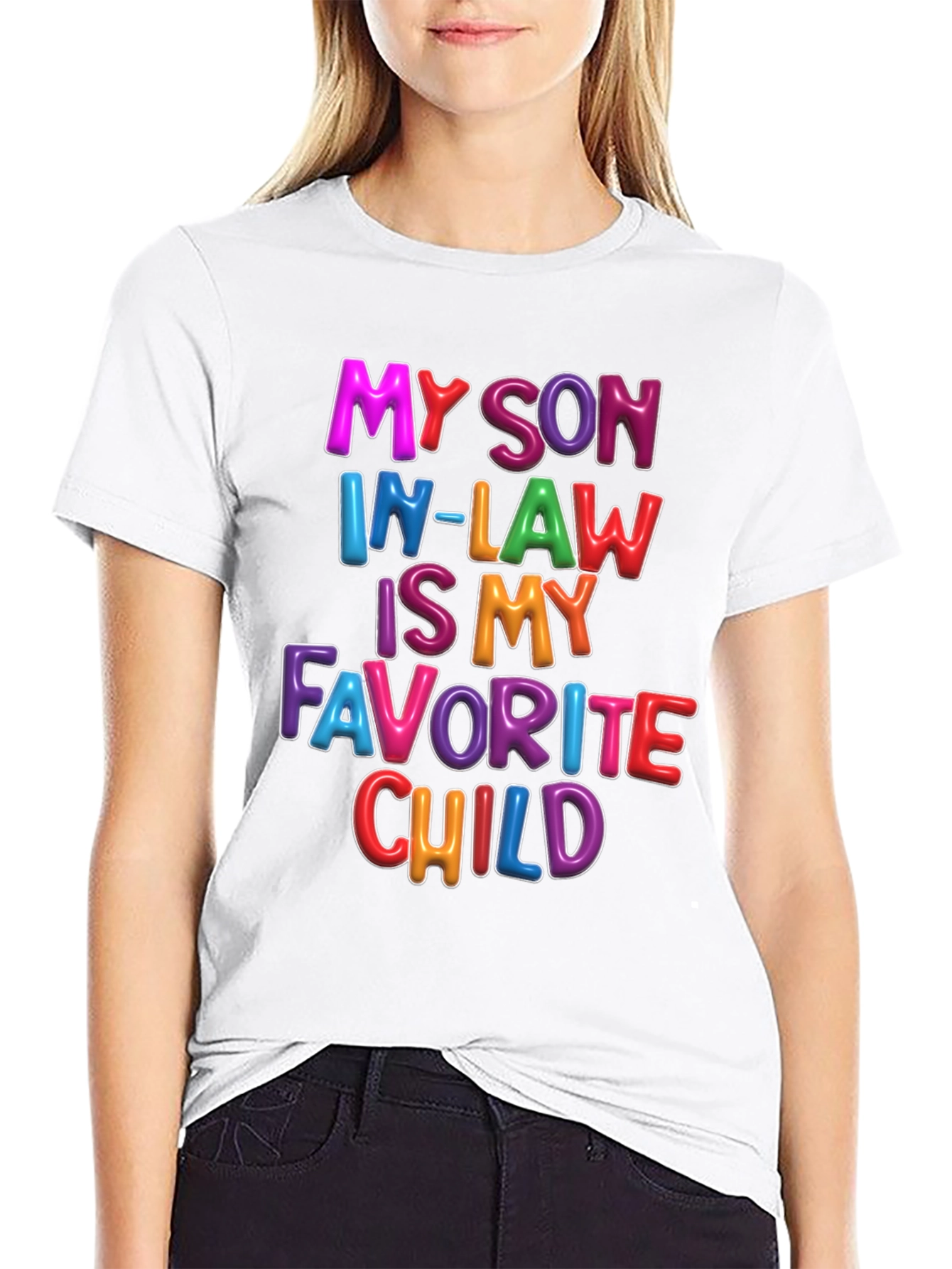 Black My Son In-Law Is My Favorite Child T-Shirt view 9
