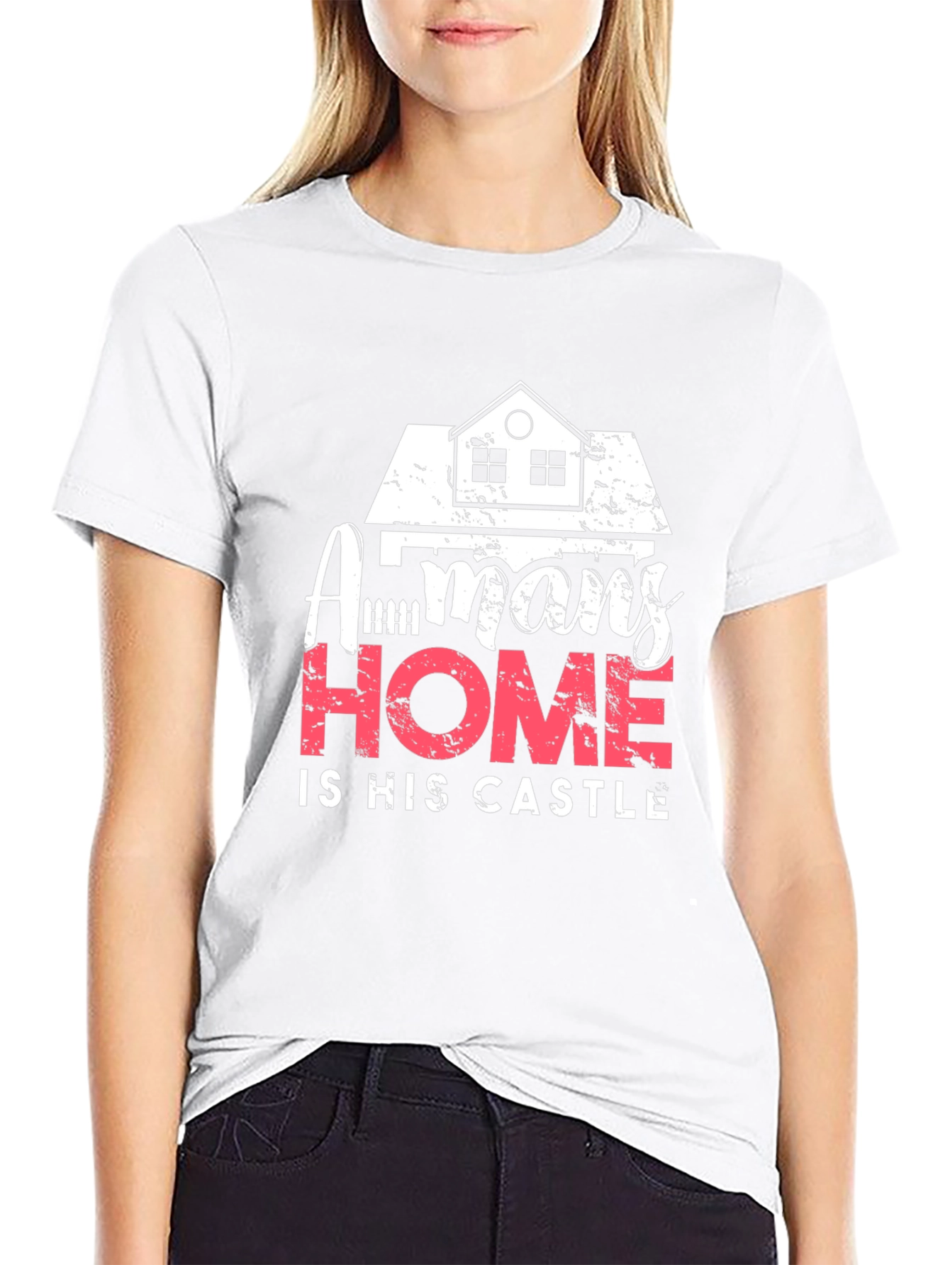 Black Man's Home is His Castle Graphic T-Shirt view 9