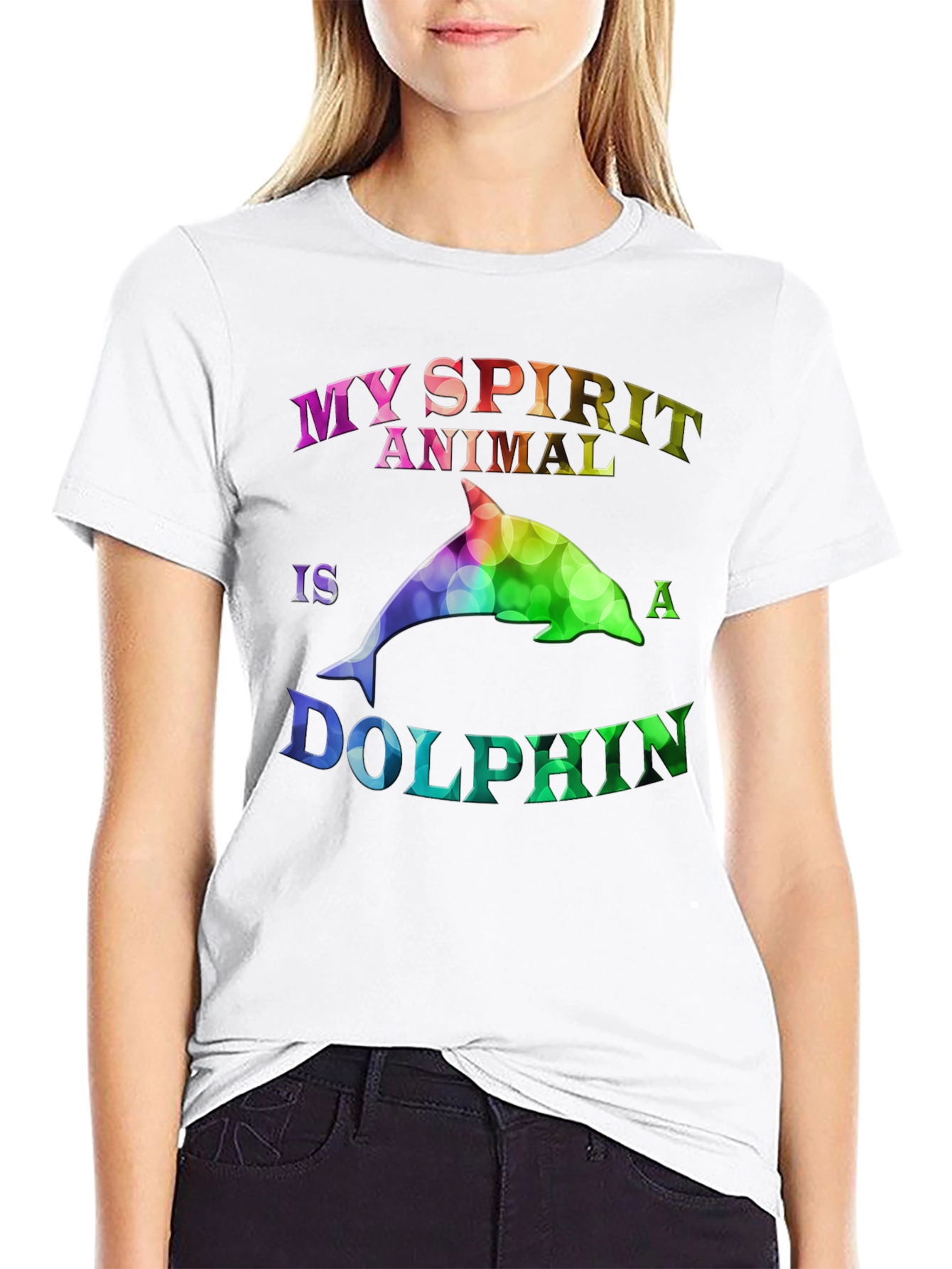 My Spirit Animal is a Dolphin T-Shirt - 9