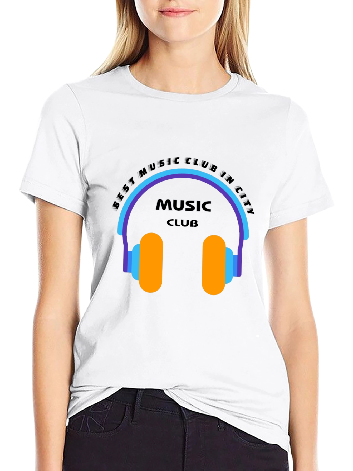 Black Music Club T-Shirt - Best Music Club In City view 9