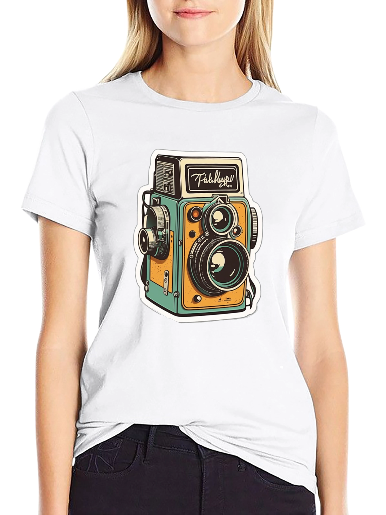 Vintage Camera Graphic Tee - Cool Retro Style - 9