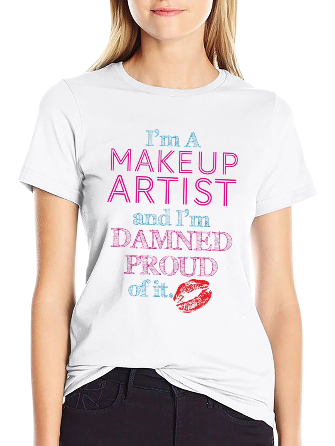 Black Makeup Artist Pride T-Shirt - Bold Graphic Tee view 9
