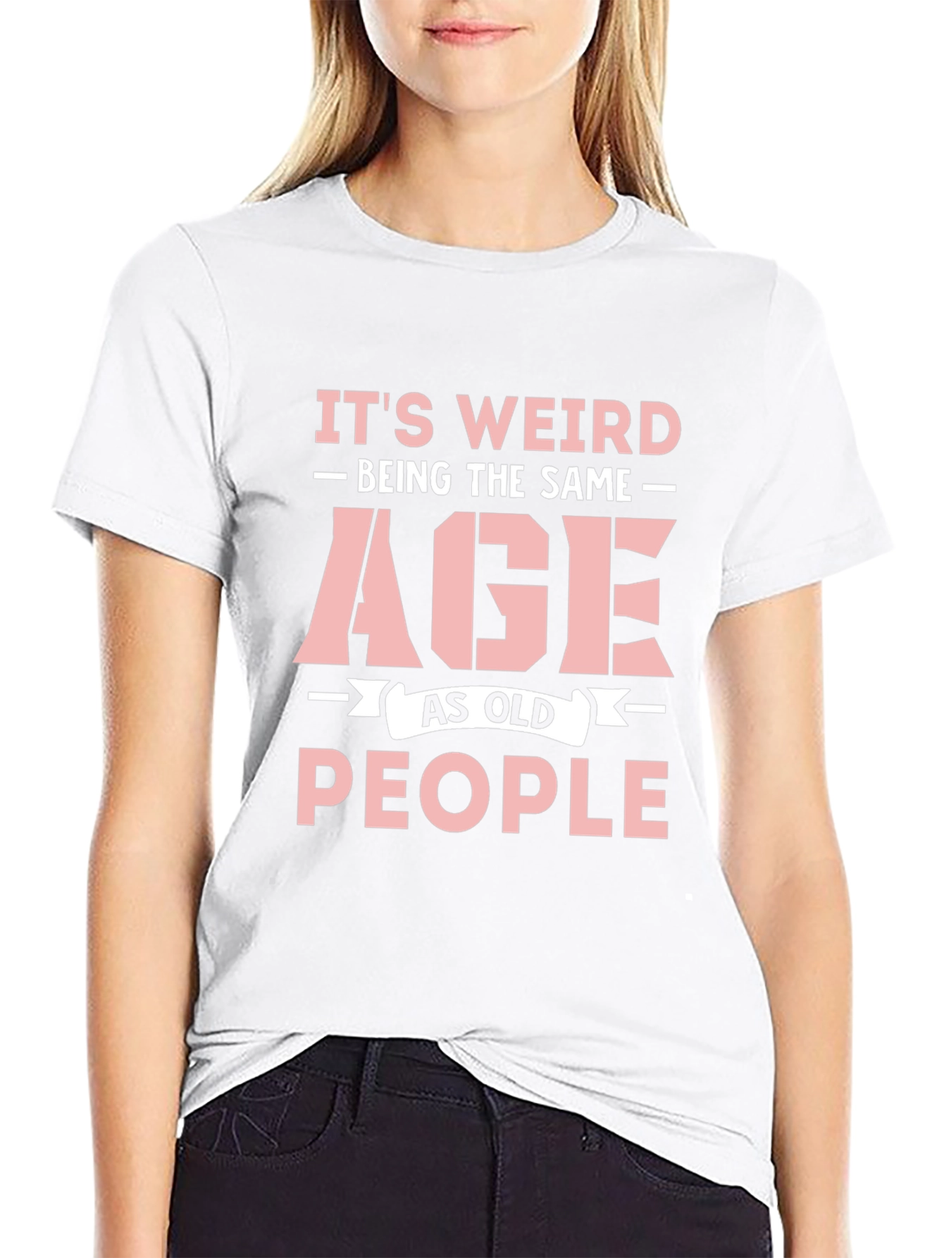 Black Funny Age Saying Black T-Shirt view 9