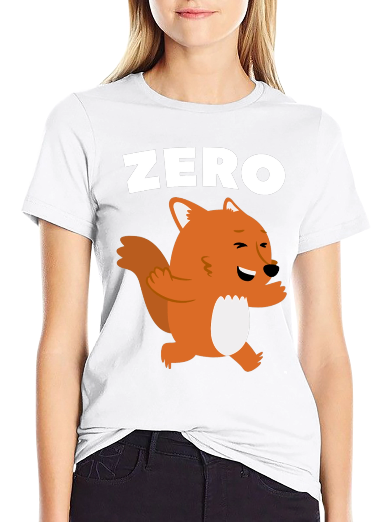 Black Zero Fox Given Graphic T-Shirt view 9