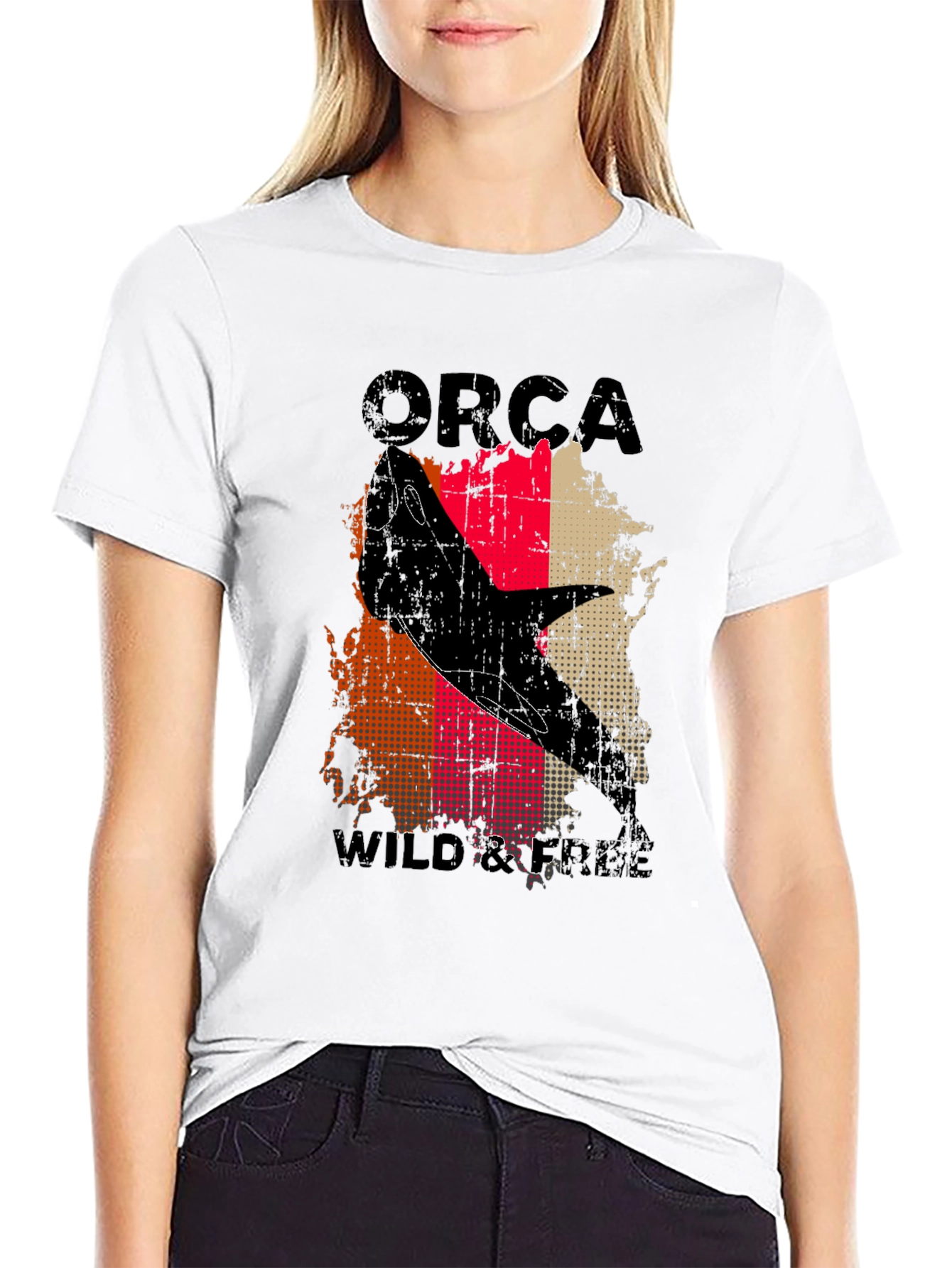 Black Orca Wild & Free Graphic T-Shirt view 9
