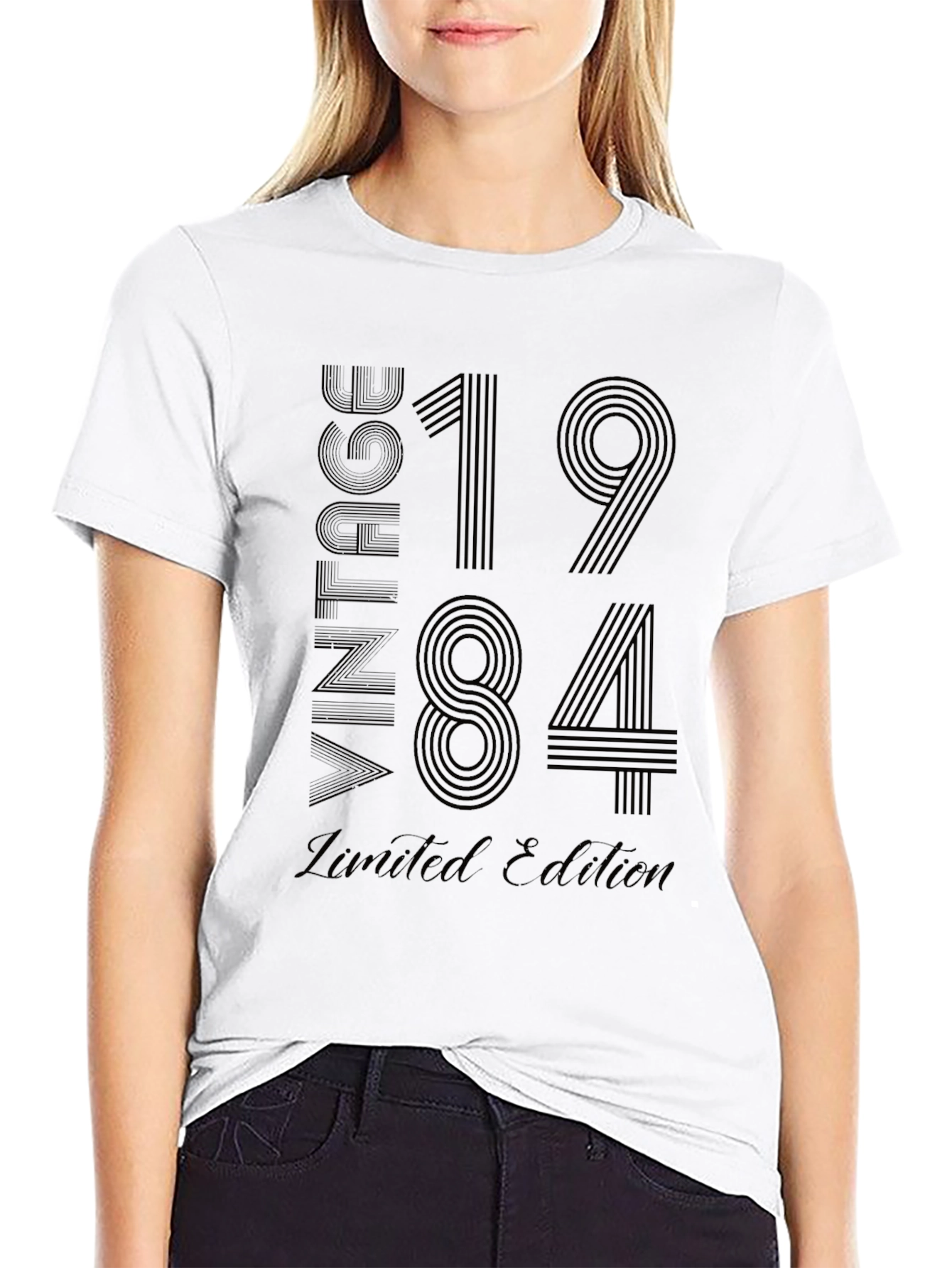 Black Vintage 1984 Limited Edition T-Shirt view 9