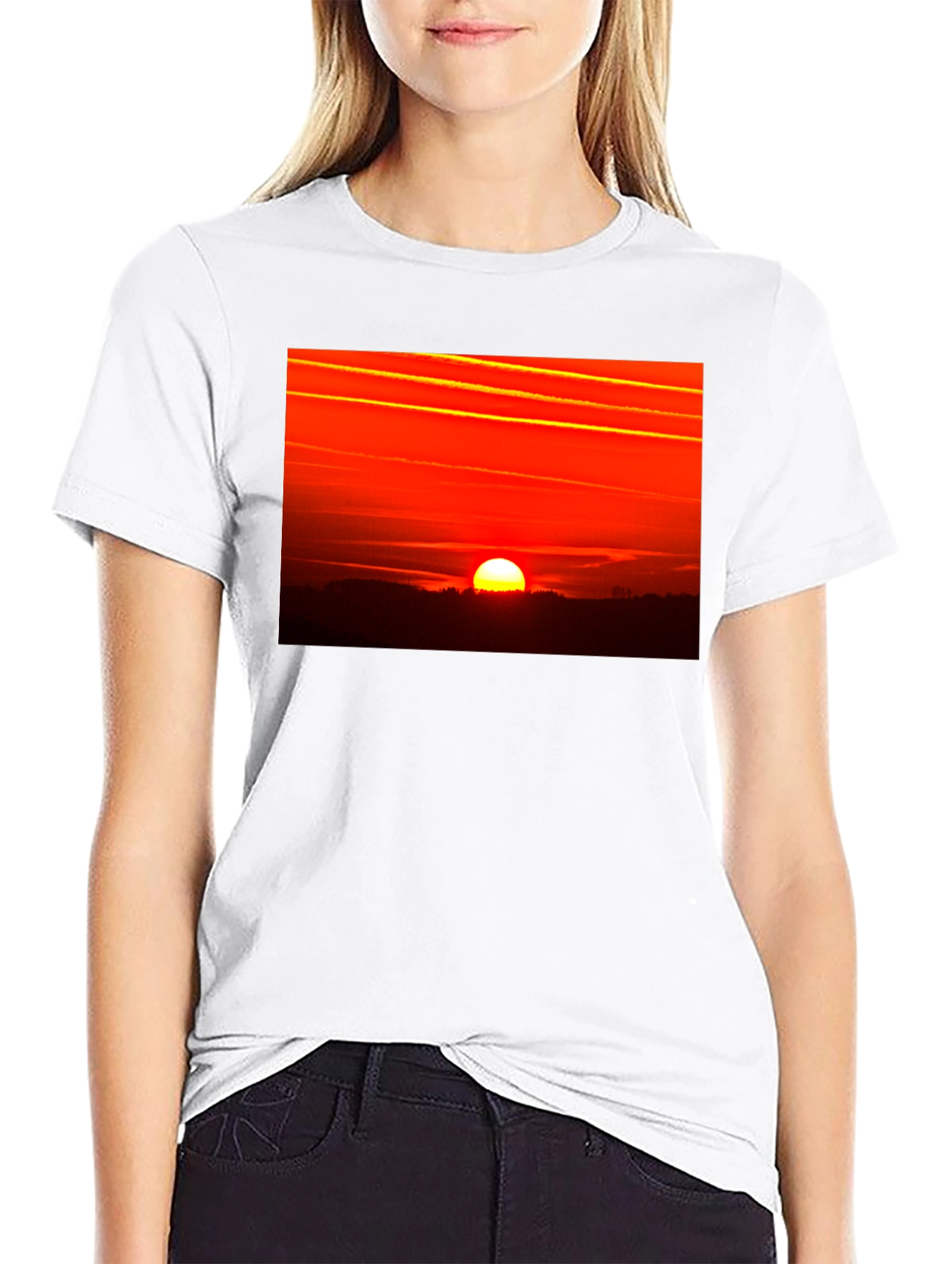 Black Sunset Graphic Tee - Bold & Stylish view 9