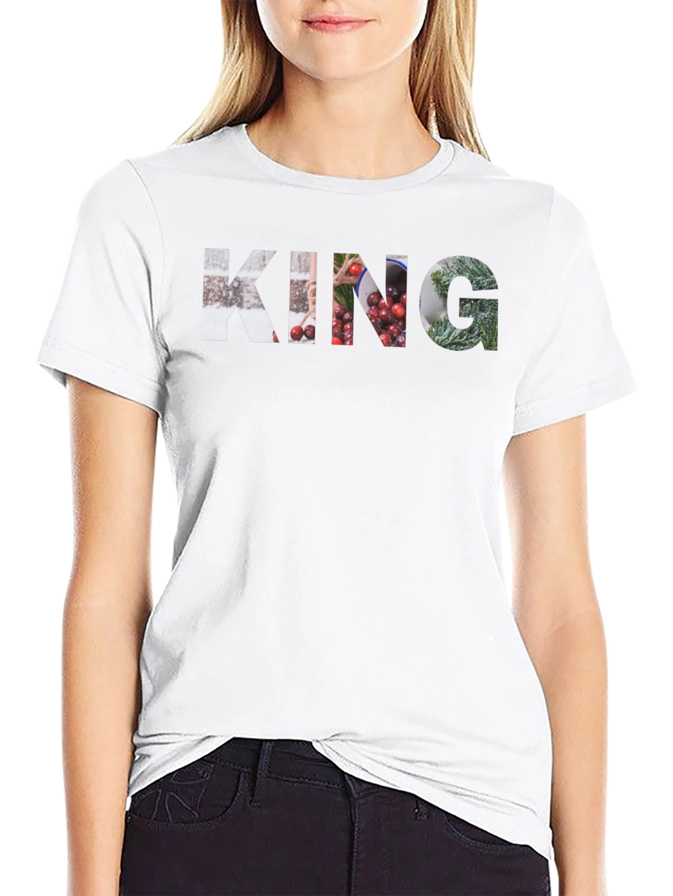 Black King Graphic Black T-Shirt view 9