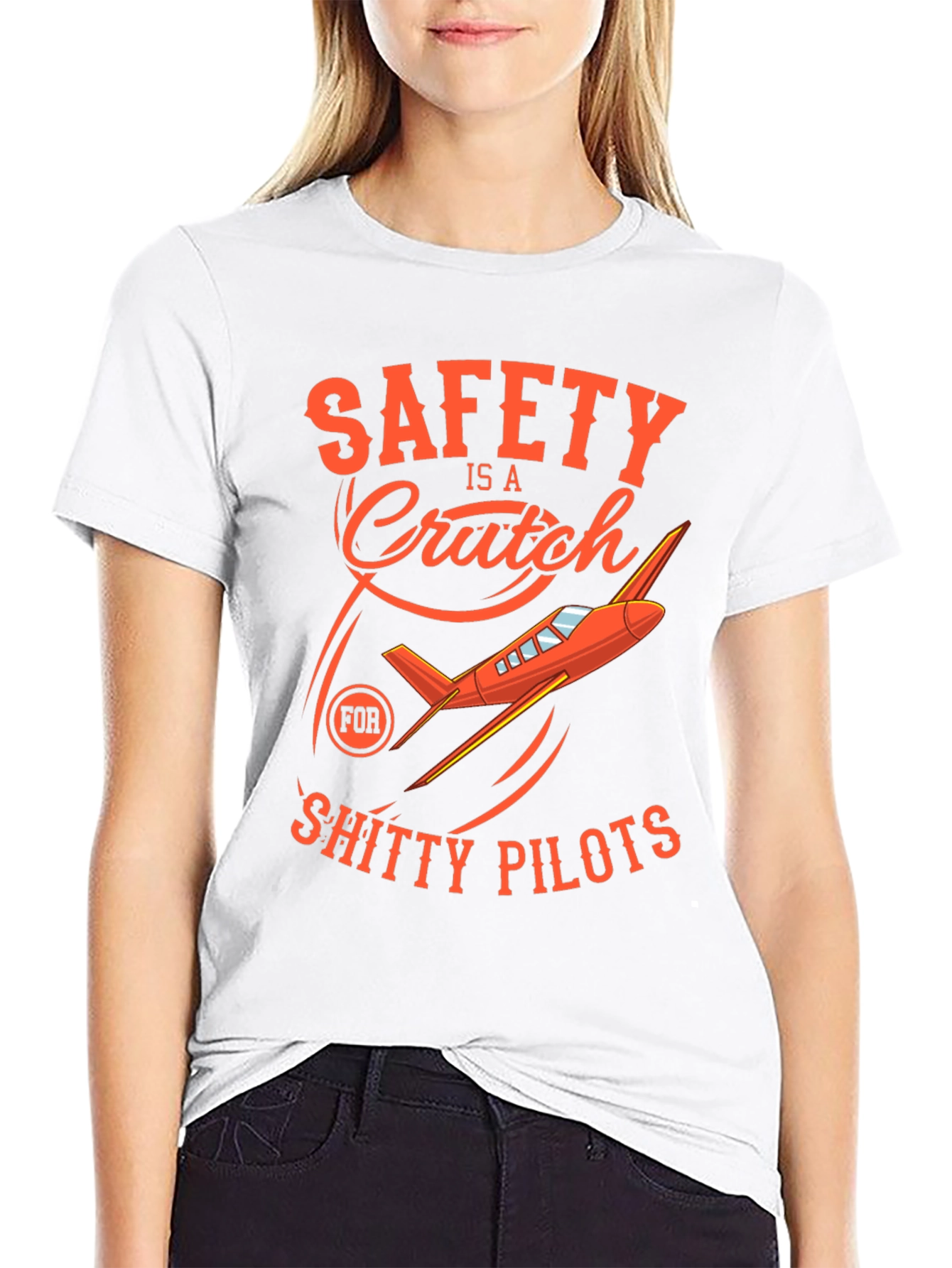 Black Safety is a Crutch T-Shirt view 9